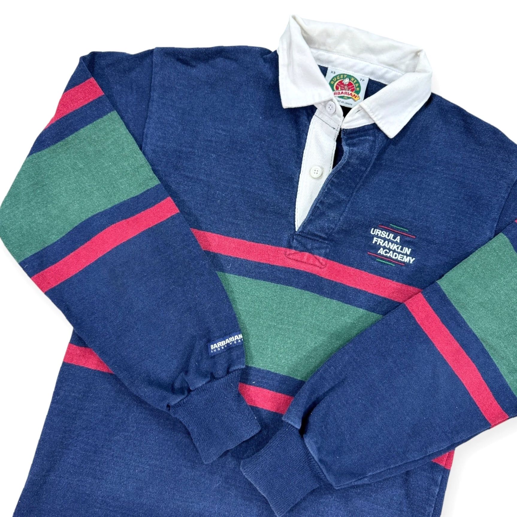 Barbarian Barbarian Shirt Men's XS Navy Blue Rugby Polo Ursula Franklin Academy Canada Size US XS / EU 42 / 0 - 2 Thumbnail