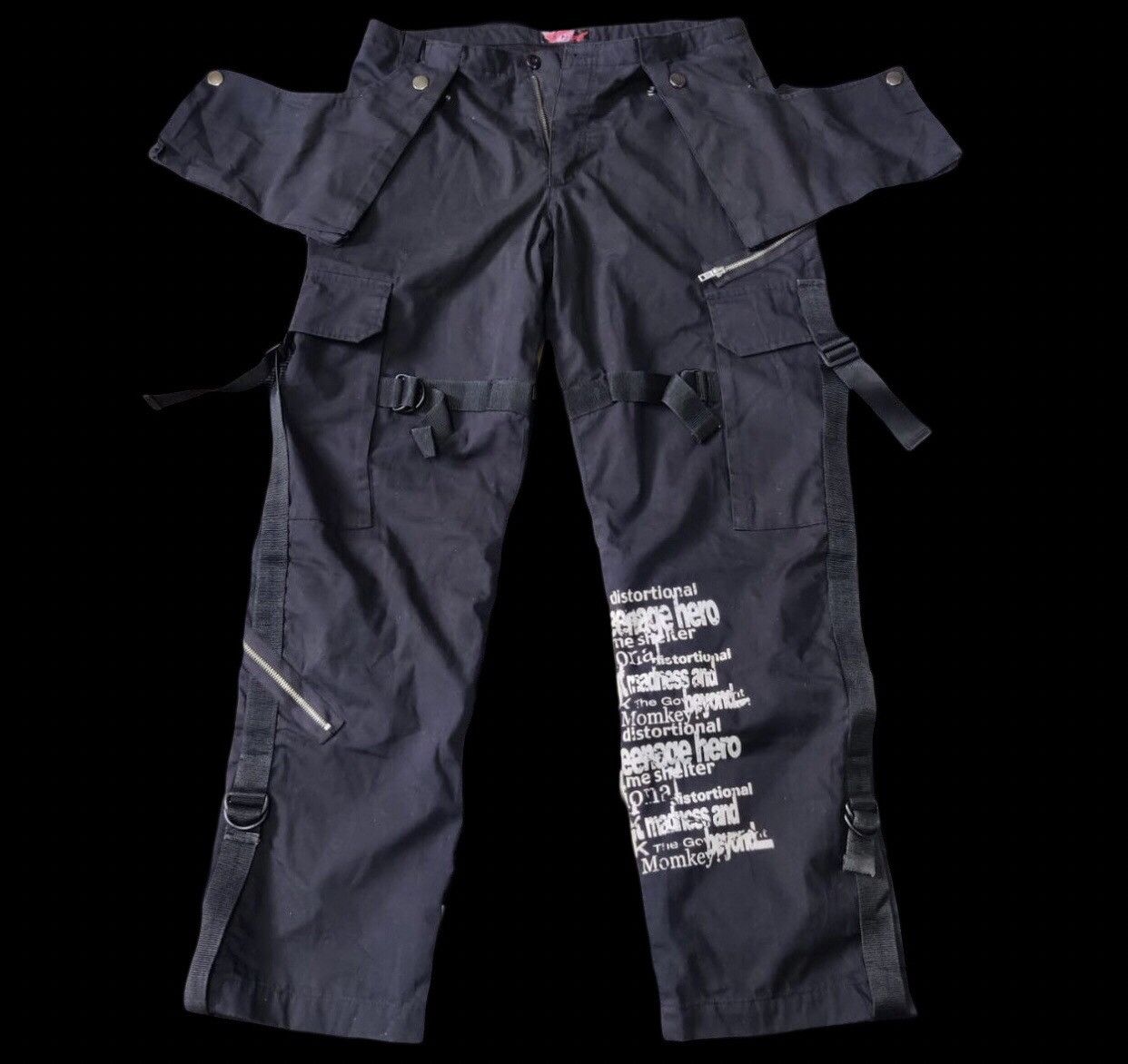 Japanese Brand CP301 Japanese Brand Punk Style Bondage Cargo Pant Size US 31 - 1 Thumbnail