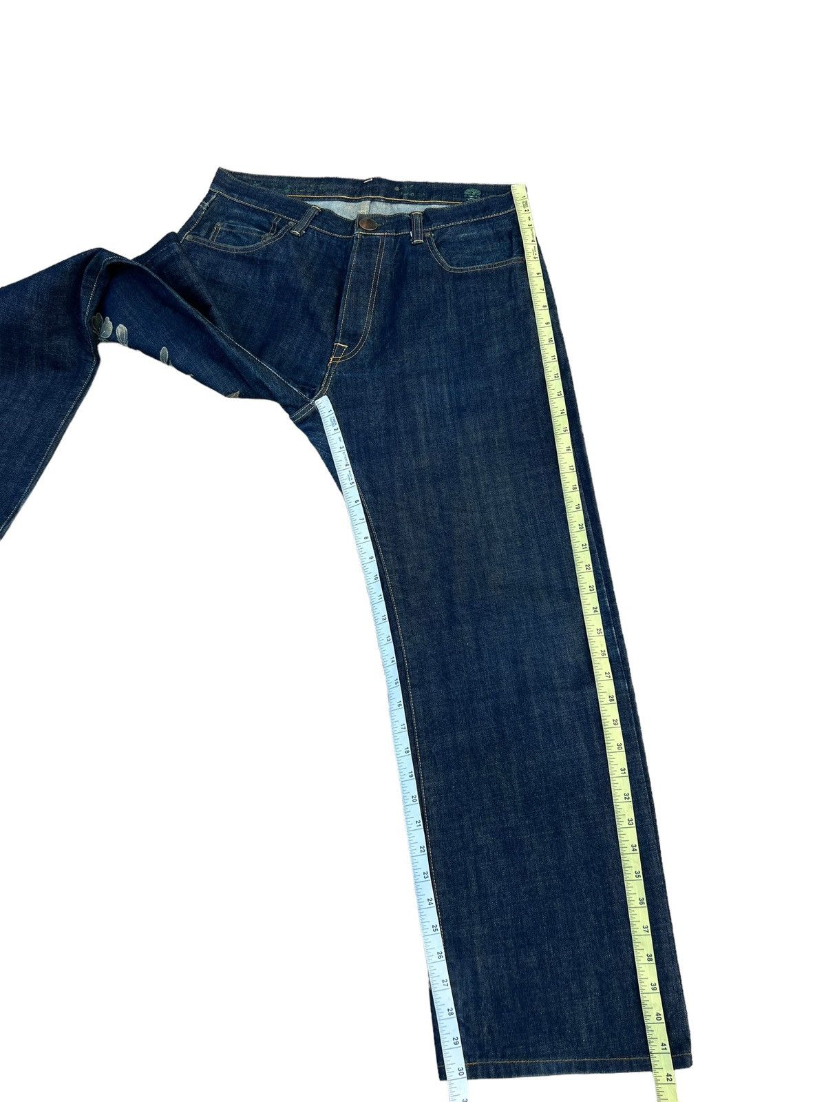 Vintage Vintage Japan Designer Hand Paint Art Denim Jeans Size US 35 - 5 Thumbnail
