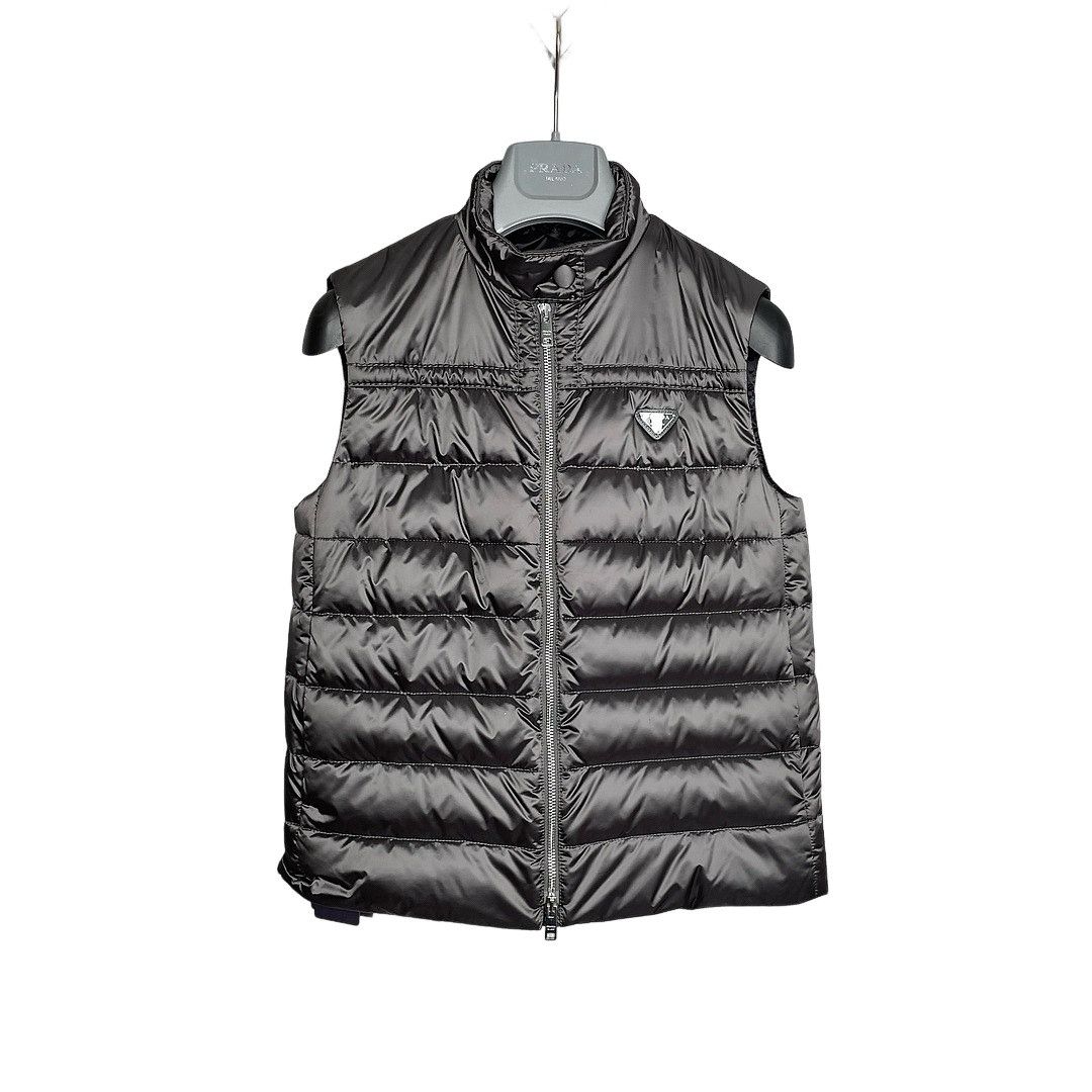 Prada Prada Black Light Nylon Down Vest | Grailed