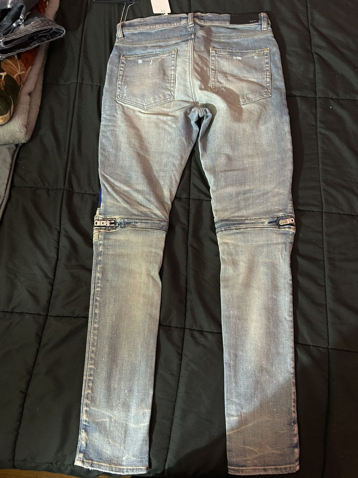 Amiri CLAY INDIGO AMIRI PLAID MX2 JEANS Size US 33 - 2 Thumbnail