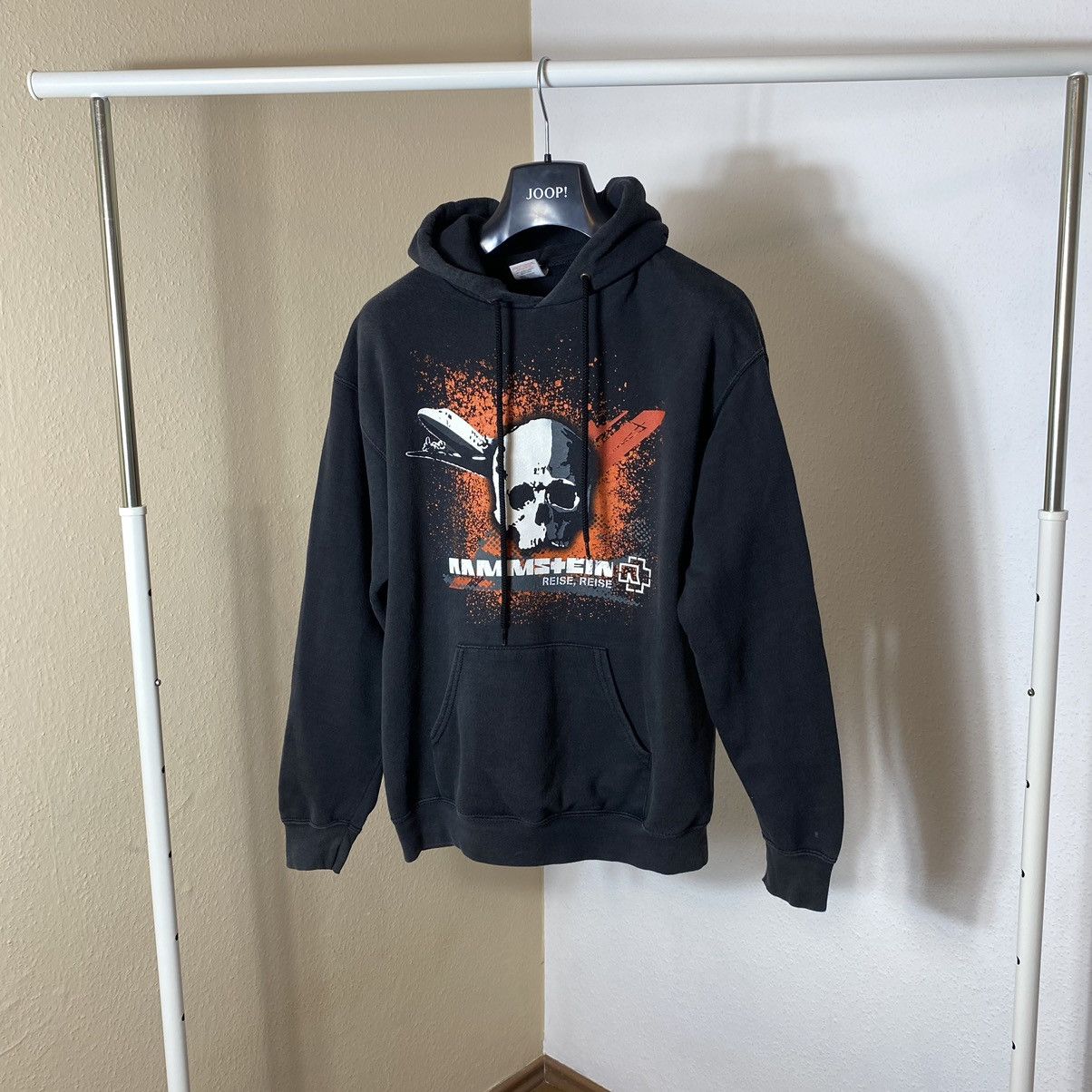Vintage Vintage 2004 Rammstein Reise Hoodie Sweatshirt Skull Rare Size US M / EU 48-50 / 2 - 1 Thumbnail