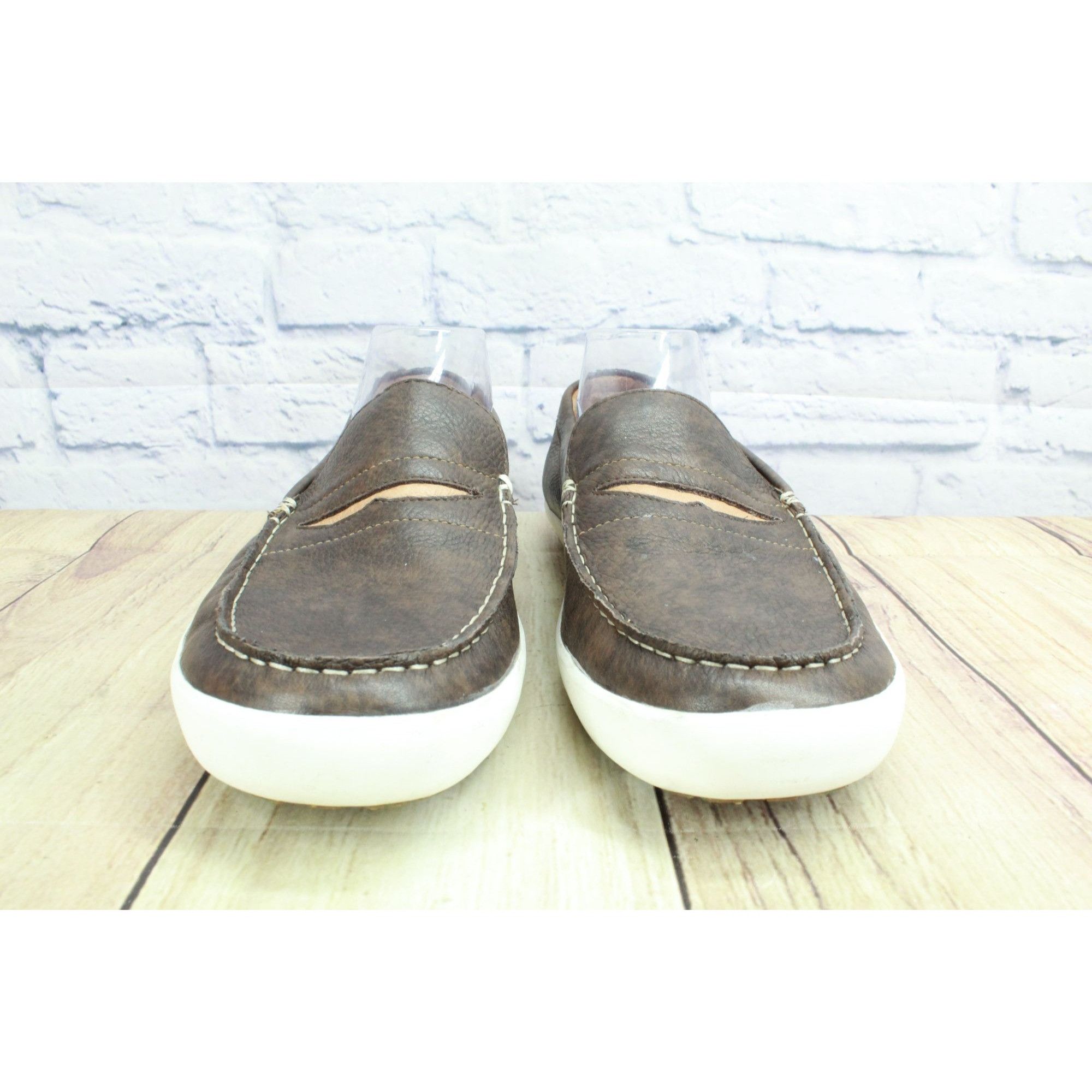 L.L. Bean LL Bean Brown Leather Mountainville Penny Loafers Size US 11 / EU 44 - 4 Thumbnail
