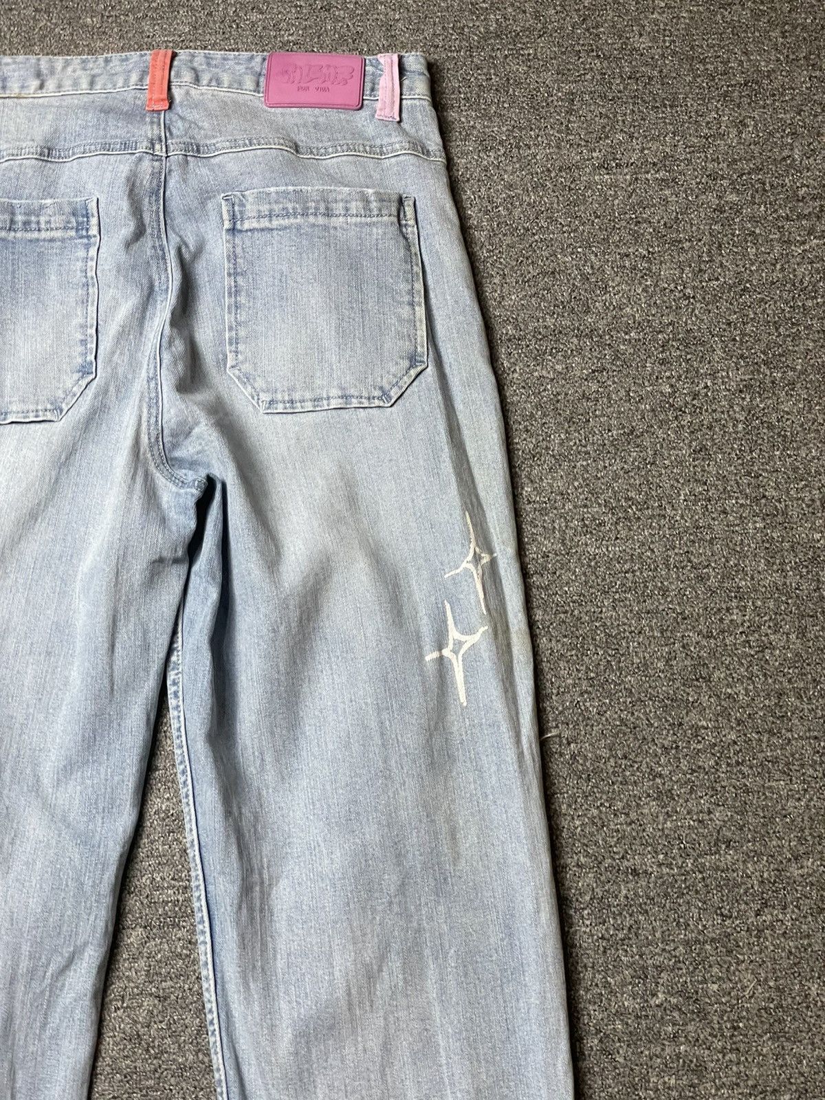 Japanese Brand × Vintage SALEM7 Morningstar Denim Jeans (92) Size US 32 / EU 48 - 16 Thumbnail