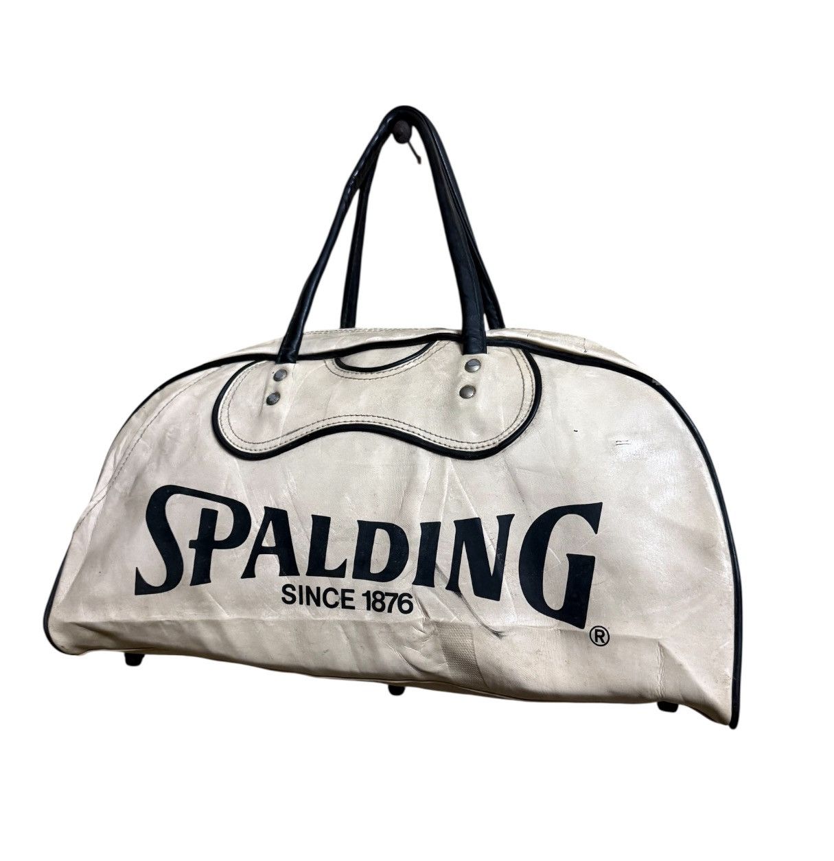 Spalding Vintage SPALDING Boston Bag Leather Logo Since 1876 Size ONE SIZE - 3 Thumbnail