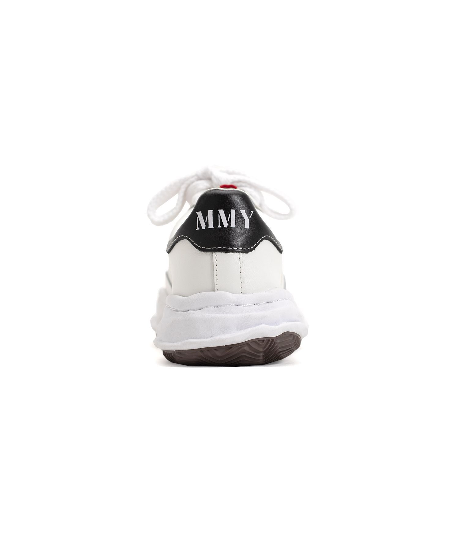 Maison MIHARA YASUHIRO o1mle0924 Leather Puffer Low-Top Sneakers in White Size US 5 / EU 37 - 2 Thumbnail