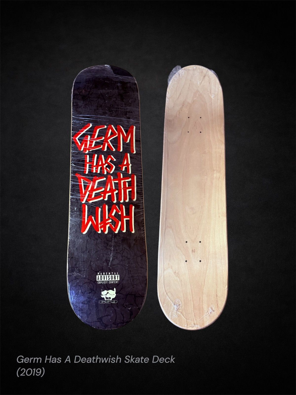 G59 Records GERM Has A Deathwish Skate Deck Size ONE SIZE - 1 Preview