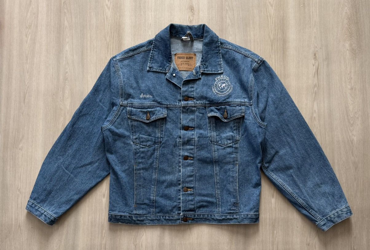 Faded Glory Vintage Faded Glory Jacket Blue Denim Trucker Y2K Sz XL Size US XL / EU 56 / 4 - 2 Thumbnail