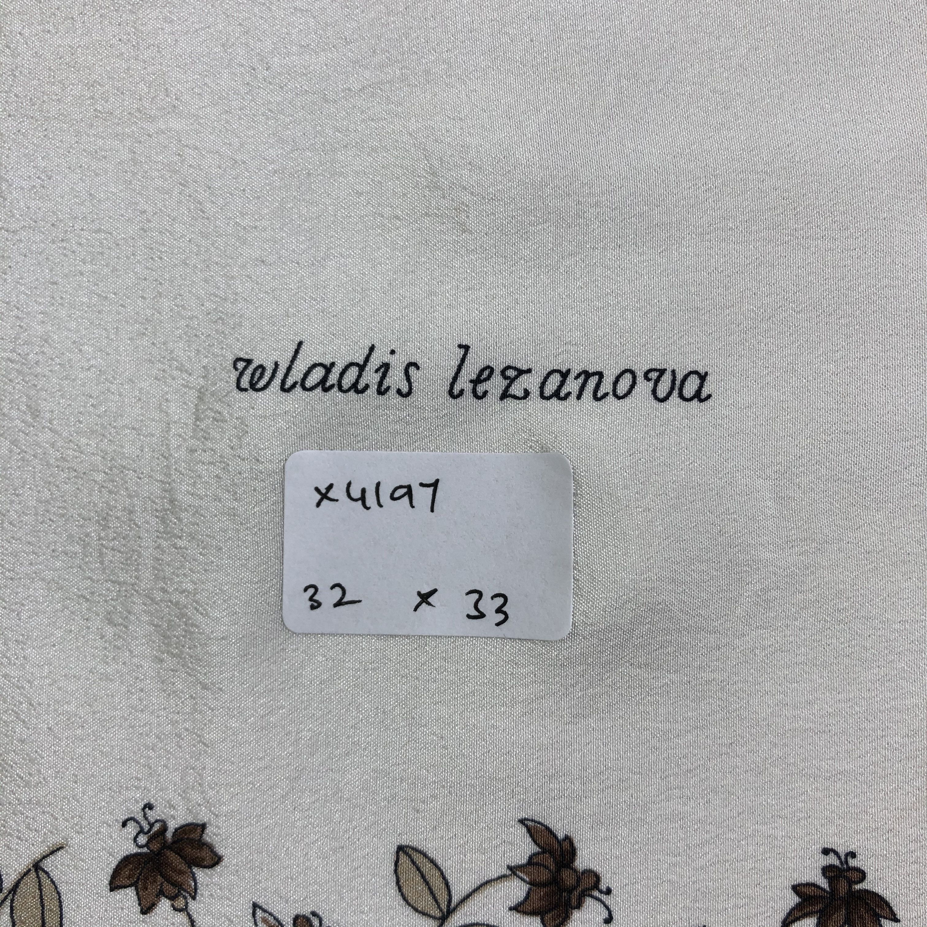 Vintage Vintage Wladis Lezanova Silk Scarf Size ONE SIZE - 7 Thumbnail