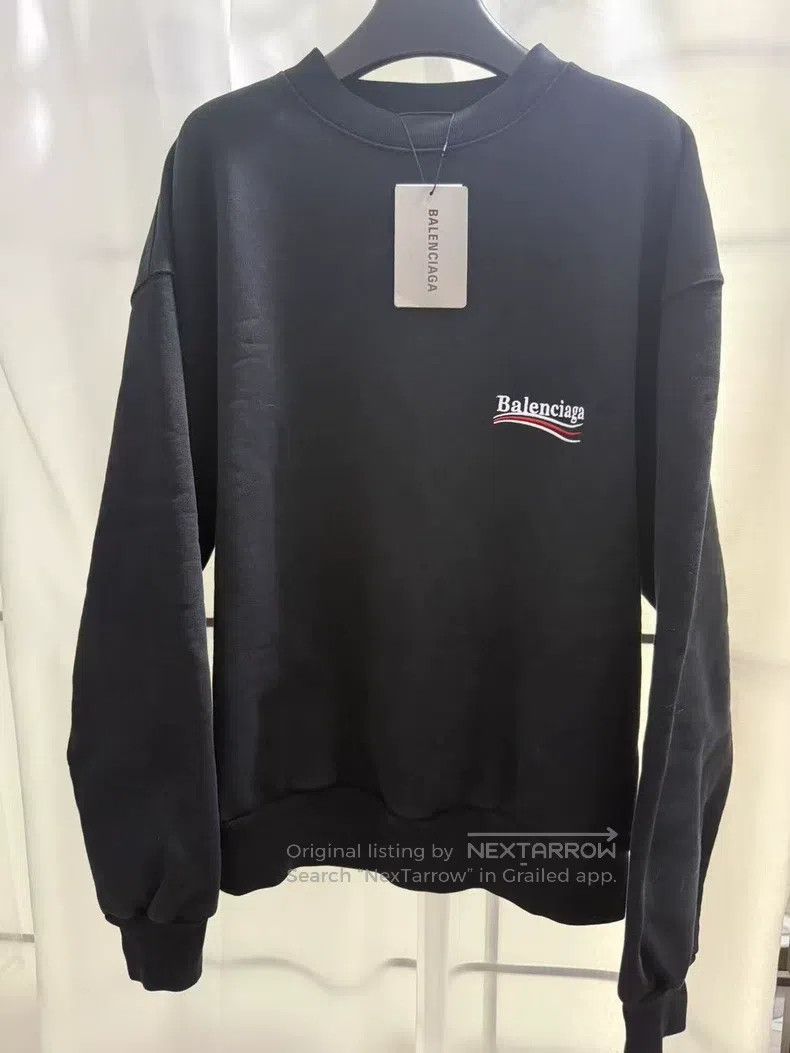 Balenciaga Balenciaga Black Sweatshirt Size US XS / EU 42 / 0 - 1 Thumbnail