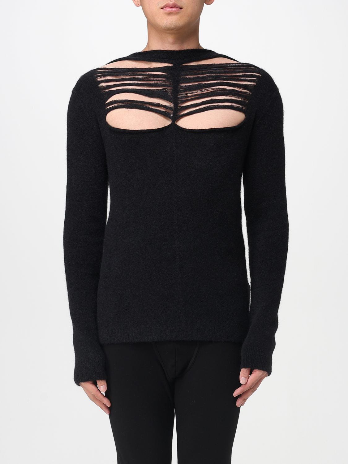 Rick Owens Rick Owens Sweater Men Black Size US L / EU 52-54 / 3 - 1 Thumbnail