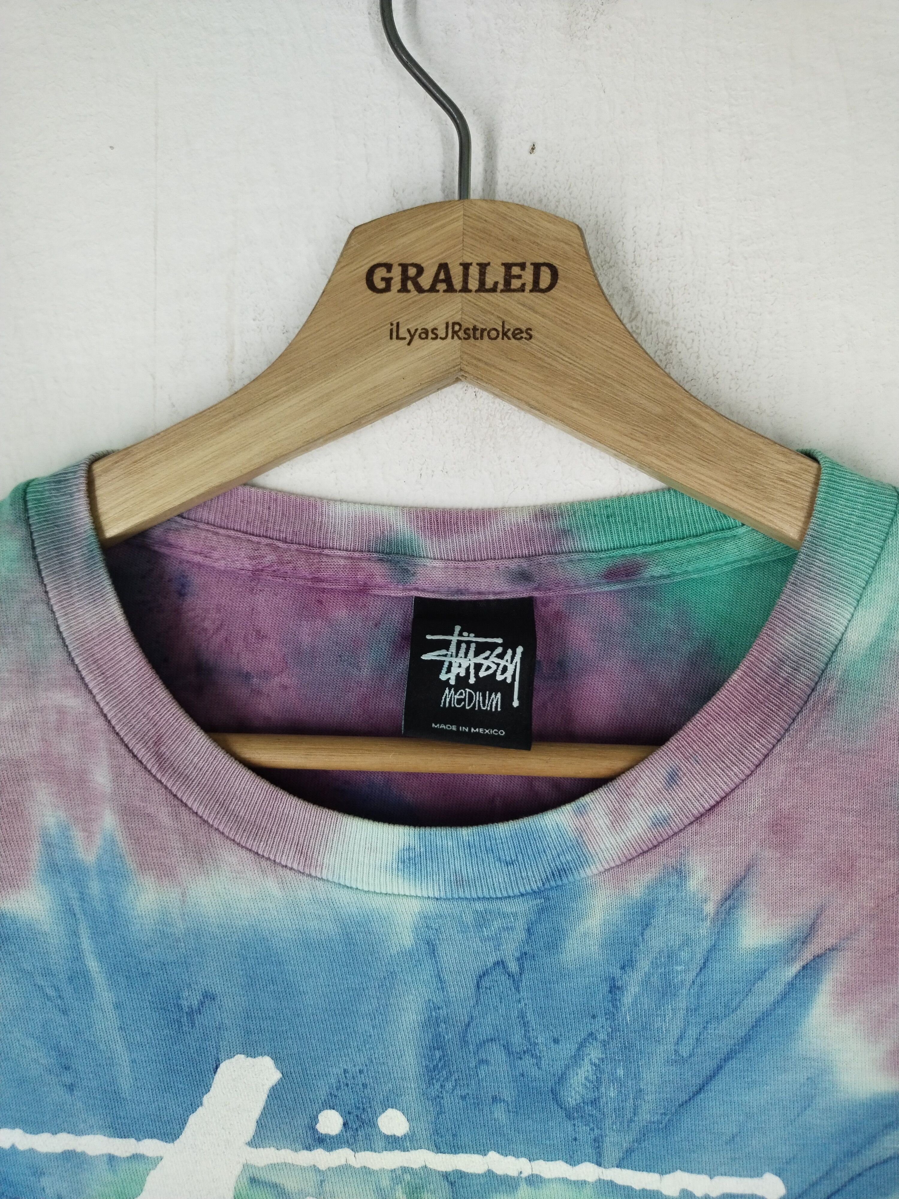 Stussy × Vintage Vintage Stussy Tour Tie Dye Shirt Tee Size US M / EU 48-50 / 2 - 3 Thumbnail