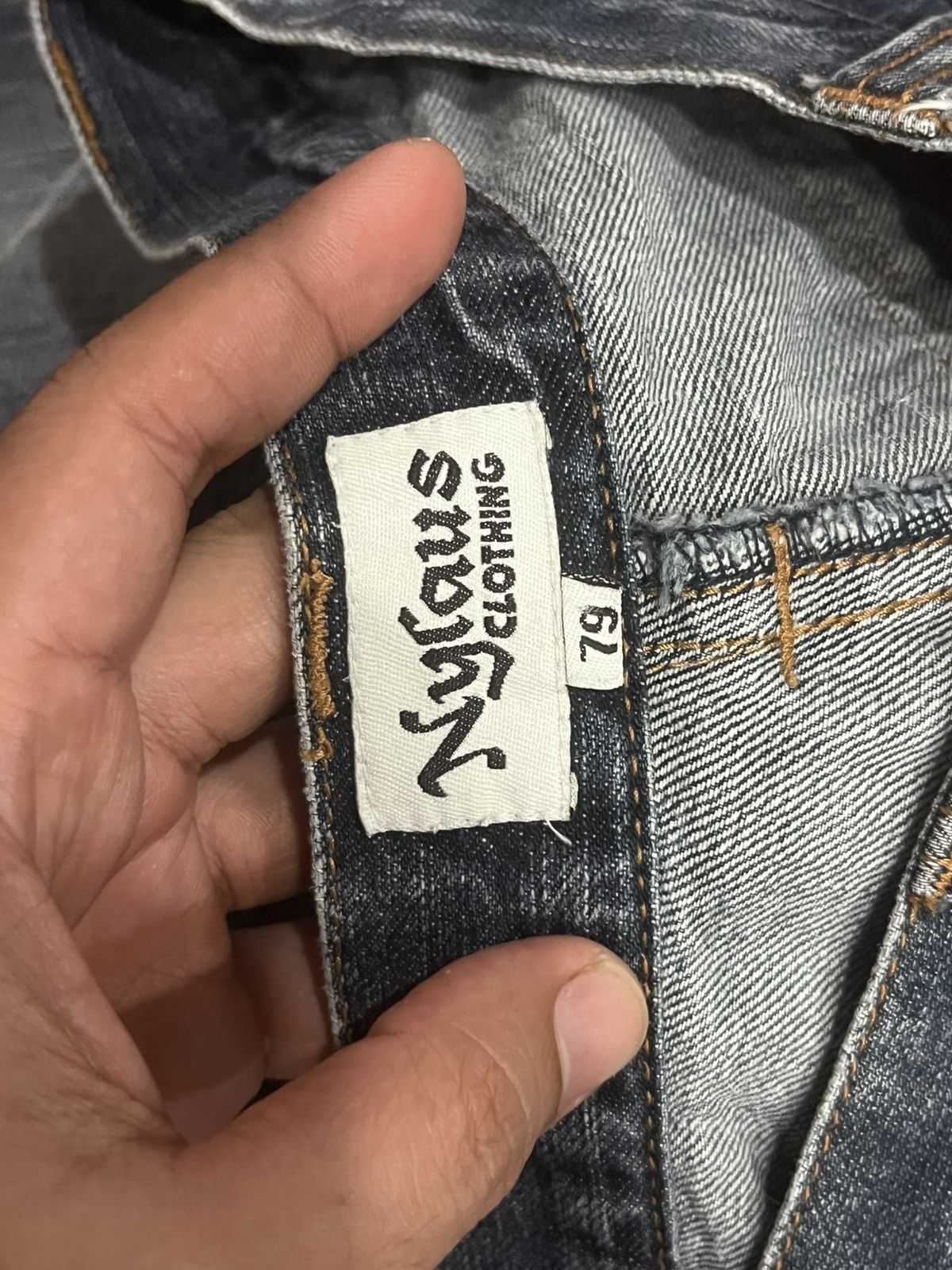 Hysteric Glamour Vintage Nylaus Double Waisted Distressed Clawmark Jeans Size US 29 - 15 Thumbnail