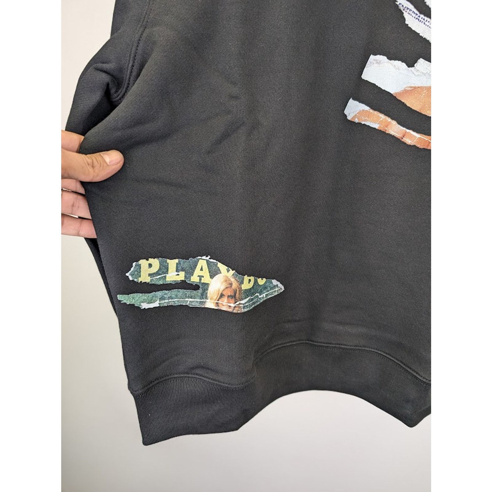 Amiri o1rshd1 Q:2 / Playboy Magazine Crewneck Sweater in Black Size US L / EU 52-54 / 3 - 7 Thumbnail