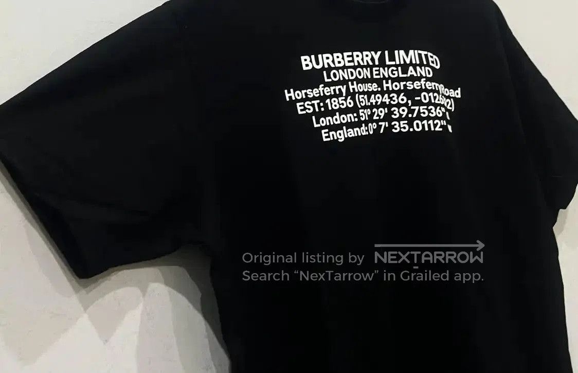 Burberry Burberry Black Cotton T-Shirt Size XS. Size XS / US 0-2 / IT 36-38 - 3 Thumbnail