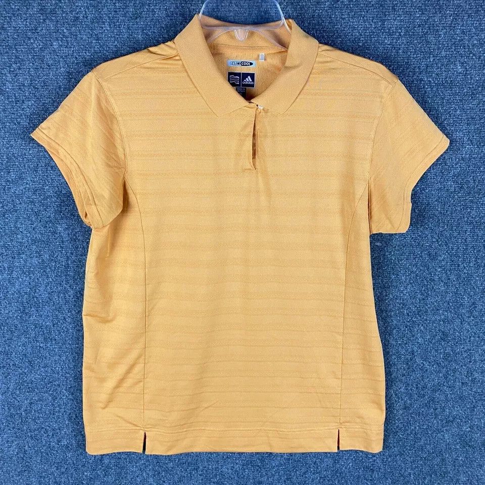 Adidas Adidas Golf Polo Shirt Women's XL Climacool Orange Polyester Size XL / US 12-14 / IT 48-50 - 1 Thumbnail