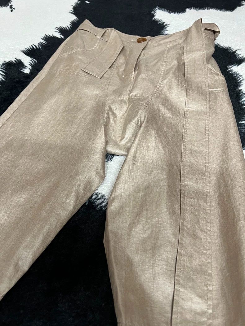 Vivienne Westwood Vivienne Westwood size 2 Champagne Duck Butt Tie Belt Seven Size 25" / US 0 / IT 36 - 3 Thumbnail
