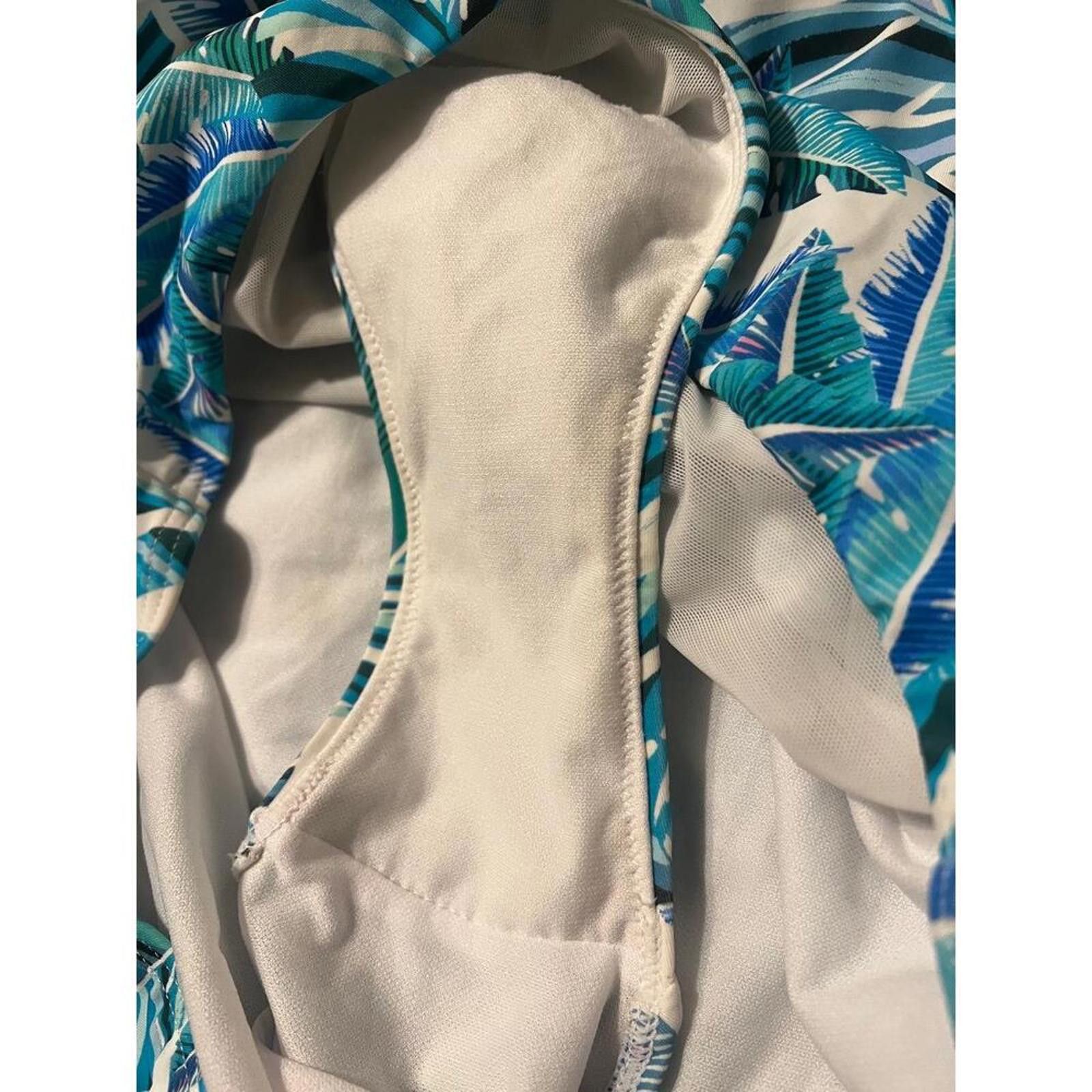 Other 2-3X One-Piece Swimsuit Tropical Off-Shoulder Tummy Control Size ONE SIZE - 6 Thumbnail