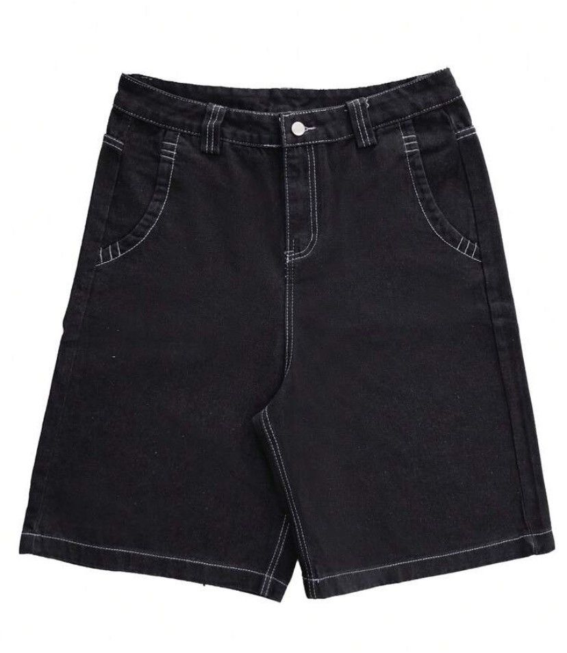 Other Men's Embroidered Printed Denim Shorts Size US 38 / EU 54 - 1 Thumbnail