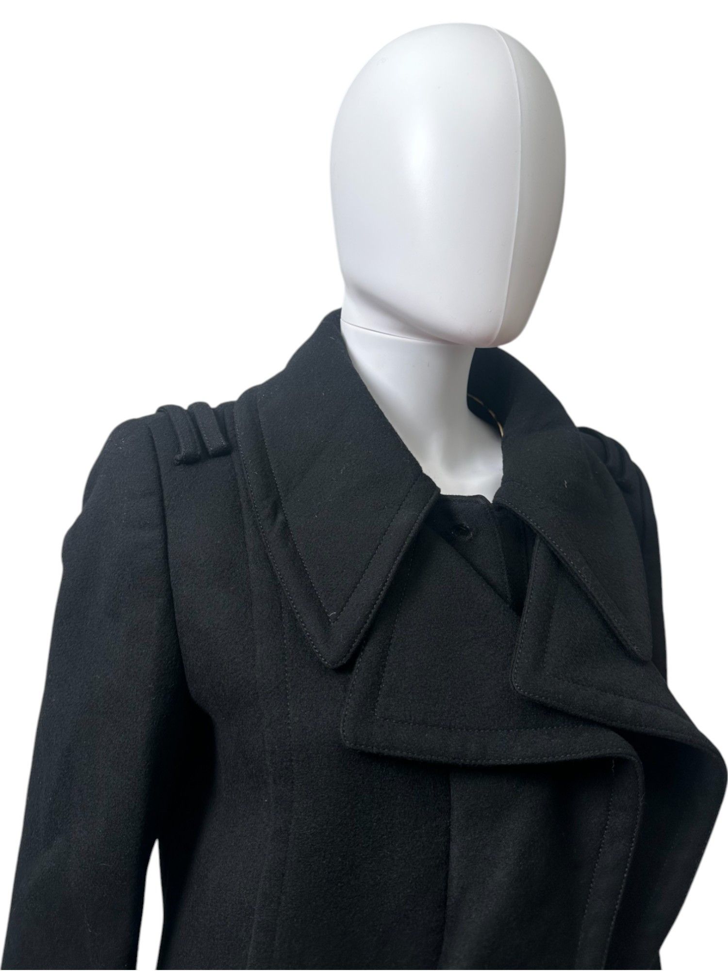 Roberto Cavalli F/W 2009 Chiffon Black Jacket Size L / US 10 / IT 46 - 6 Thumbnail