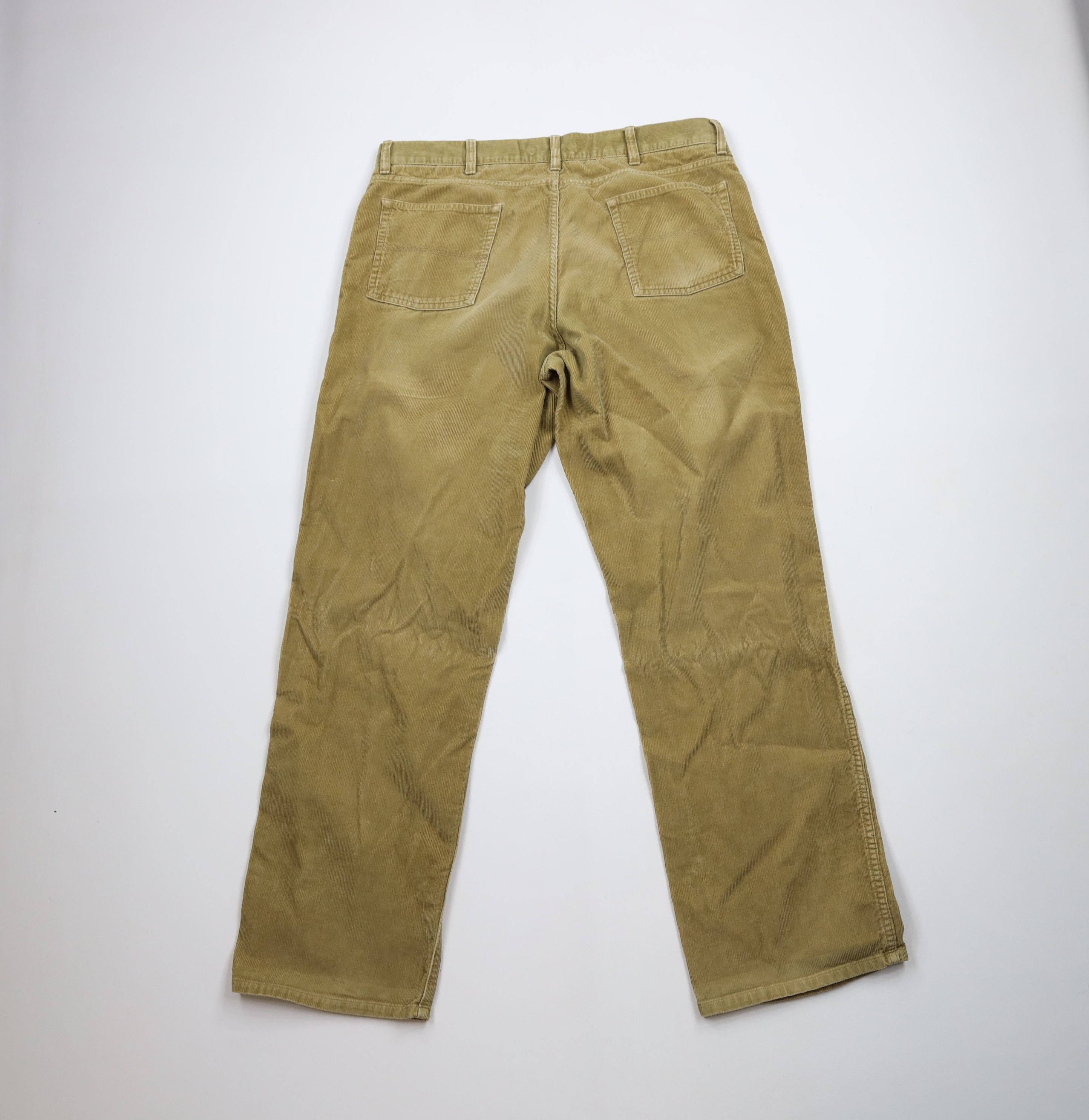 L.L. Bean Vintage LL Bean Natural Fit Wide Leg Corduroy Chino Pants Size US 36 / EU 52 - 11 Thumbnail