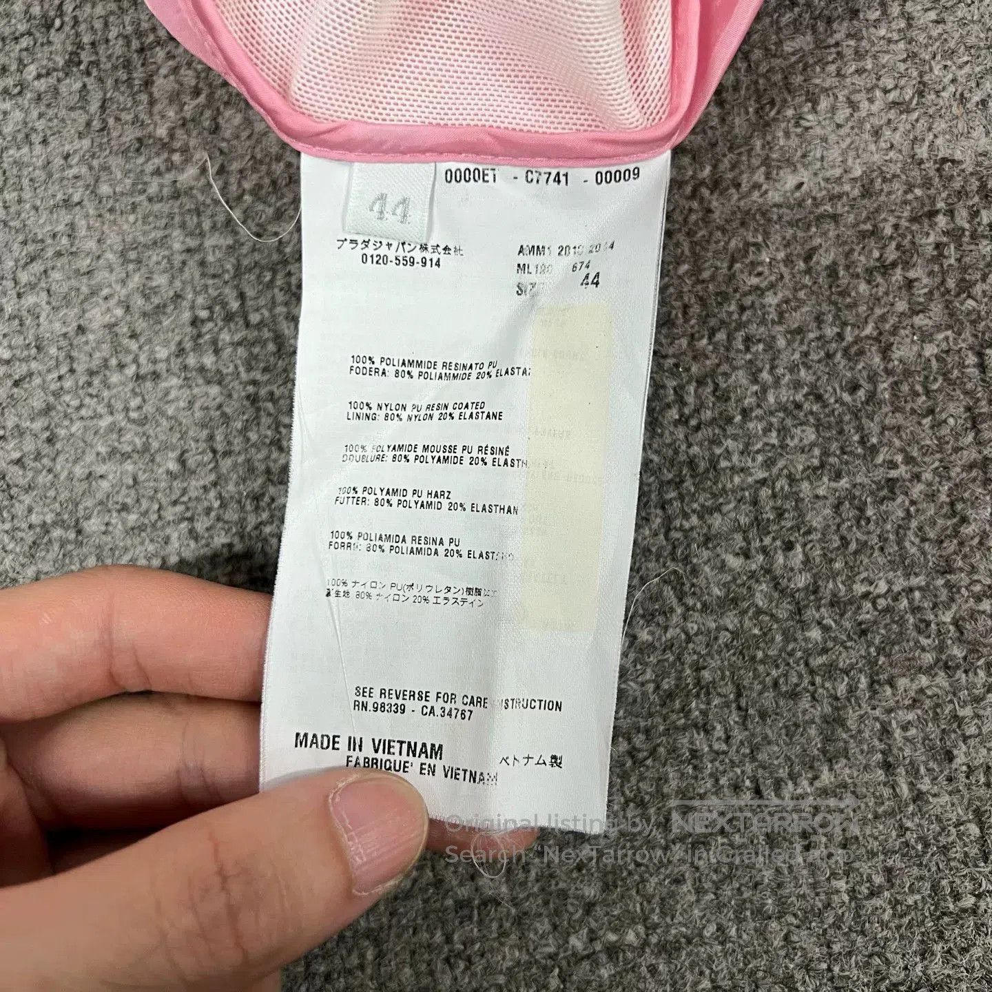 Miu Miu Miu Miu Pink Hooded Windbreaker with Logo. Size S / US 4 / IT 40 - 6 Thumbnail