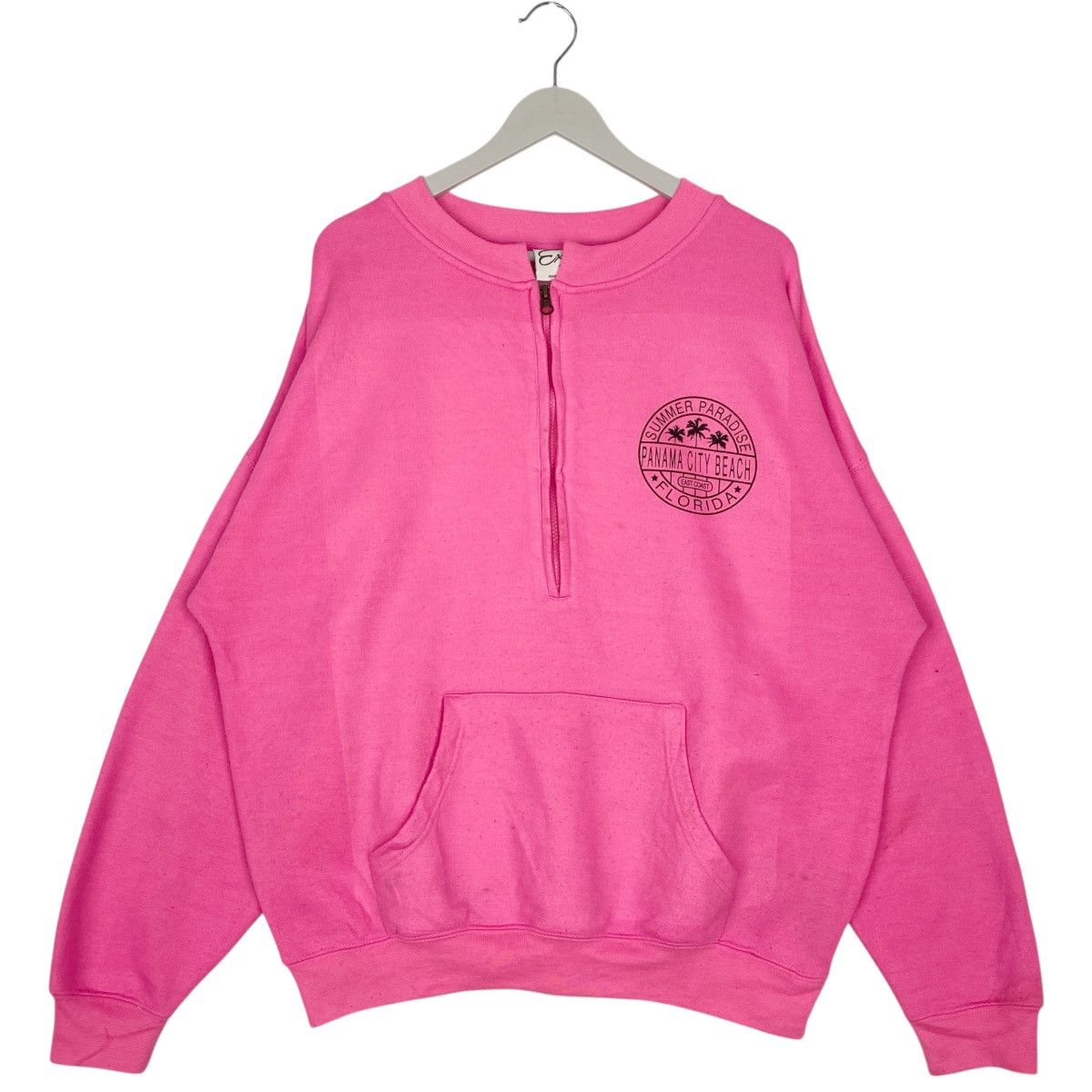 Other Vintage Exist Printed Lange Cup Quater Zip Sweatshirt Size US L / EU 52-54 / 3 - 1 Thumbnail