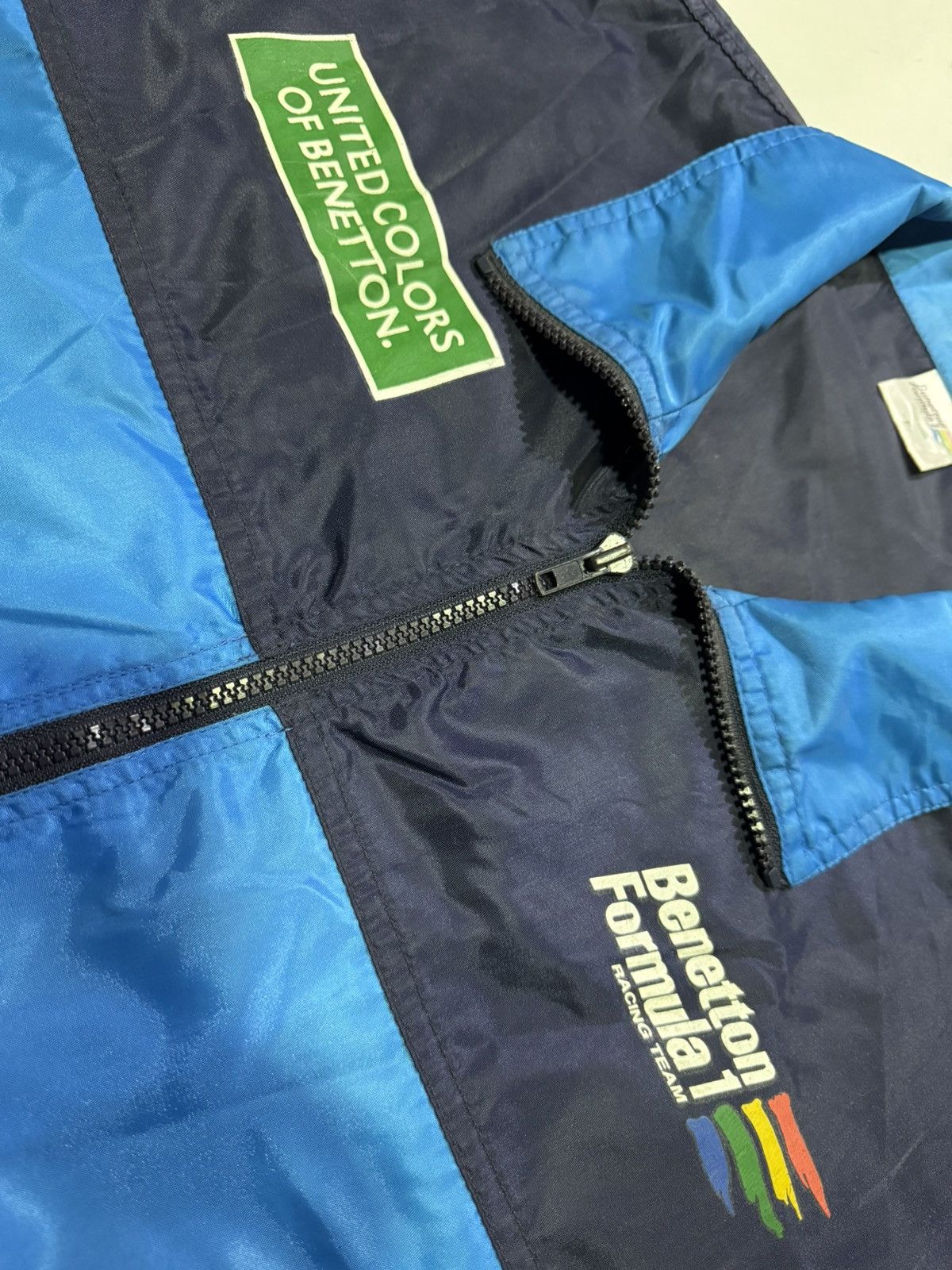 Formula 1 VERY RARE VINTAGE JACKET BENETTON FORMULA 1 CHAMPIONSHIP Size US L / EU 52-54 / 3 - 4 Thumbnail