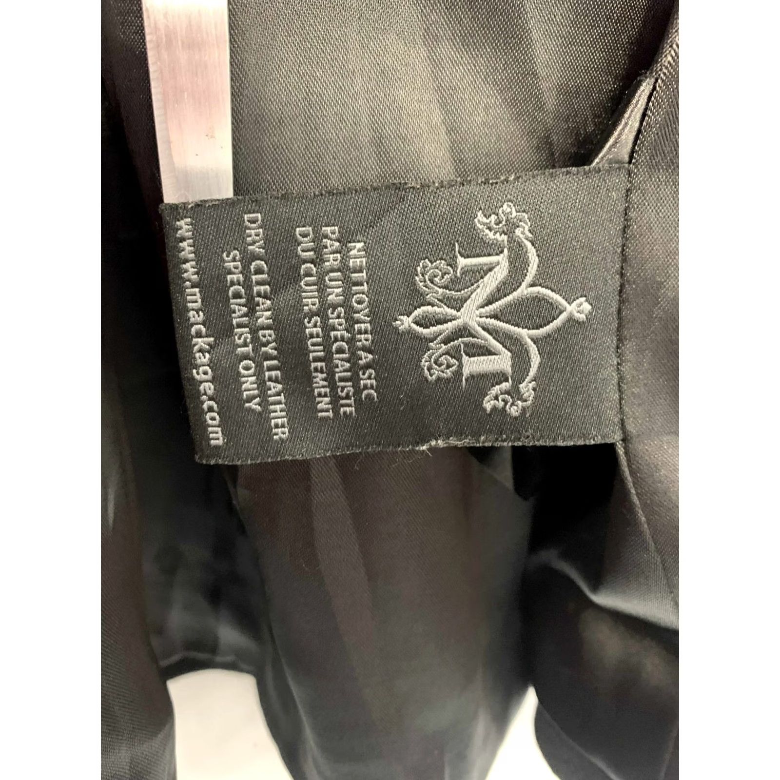 Mackage Mackage Women’s Black Wool Coat Jacket Hooded Leather Trim XS #Z7 Size XS / US 0-2 / IT 36-38 - 6 Thumbnail