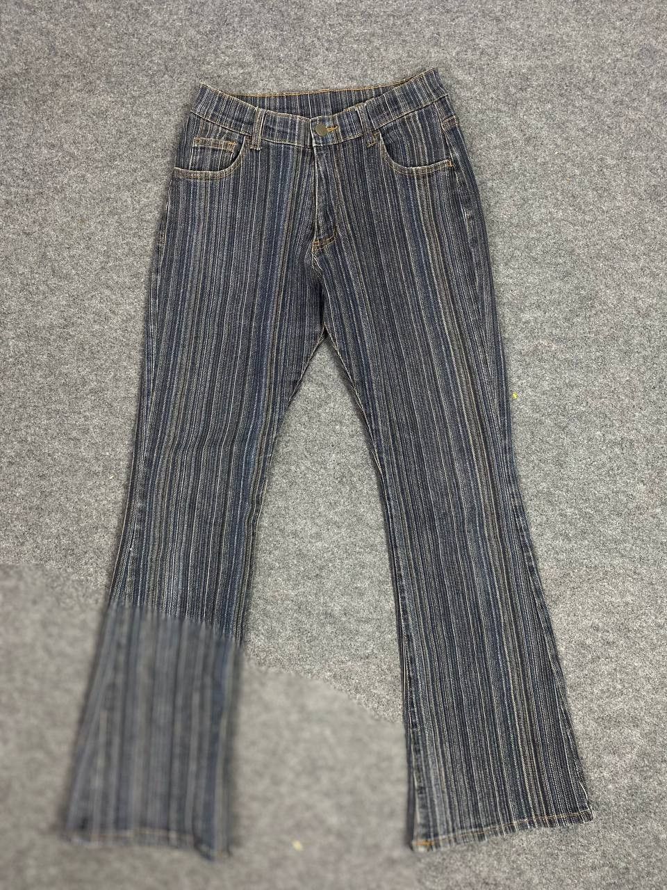 Wrangler vintage rare wrangler striped bootcut flare denim Size US 28 / EU 44 - 6 Thumbnail
