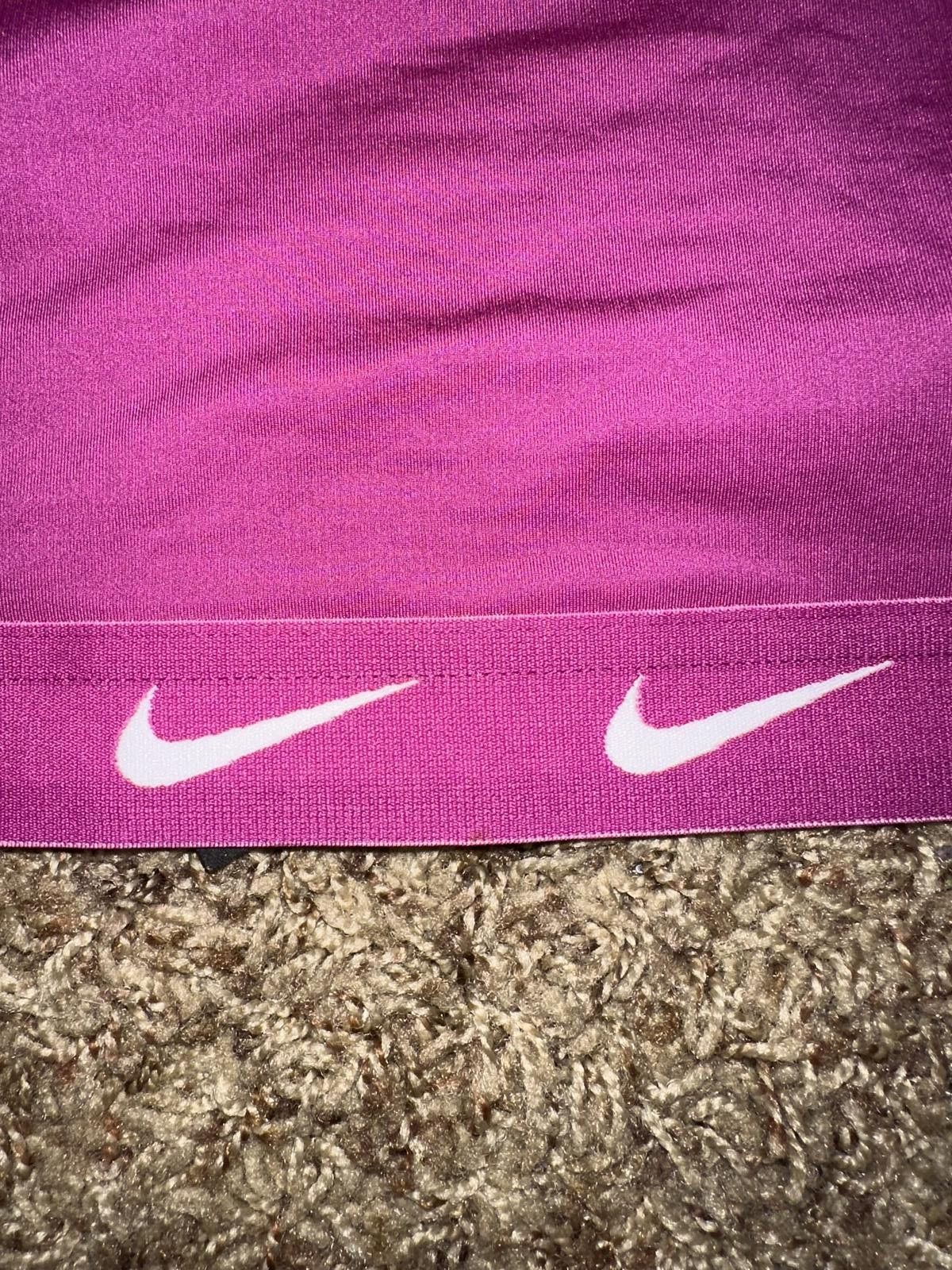 Nike Nike One Big Kids' (Girls') Swoosh Sports Bra Sample Size ONE SIZE - 4 Thumbnail