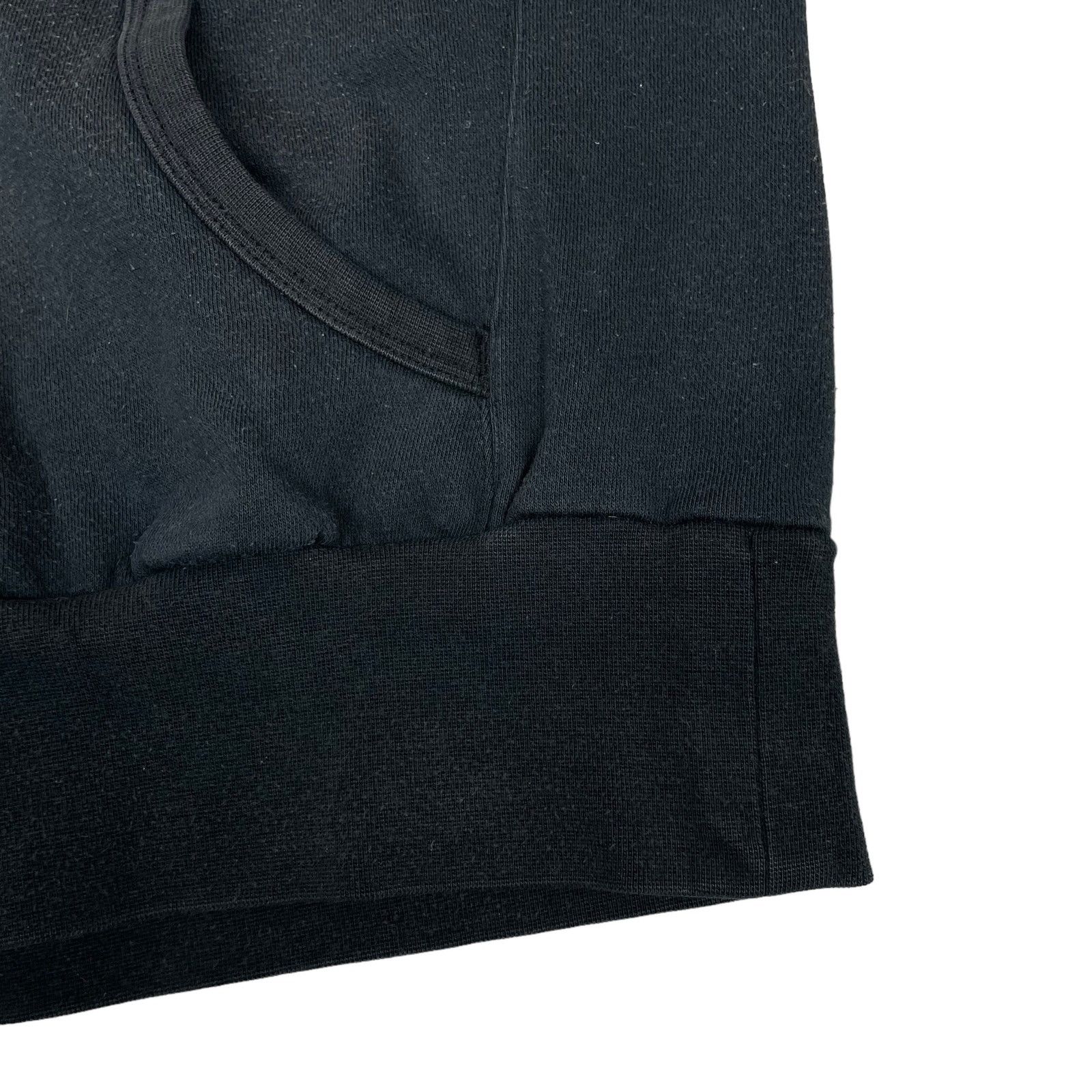 Nike × Vintage Nike Black Swoosh Logo Long Sleeve Pullover Hoodie Large Size L / US 10 / IT 46 - 5 Thumbnail