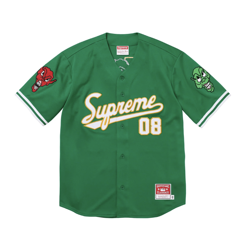 Supreme Baseball Jersey White Men's - FW15 - US