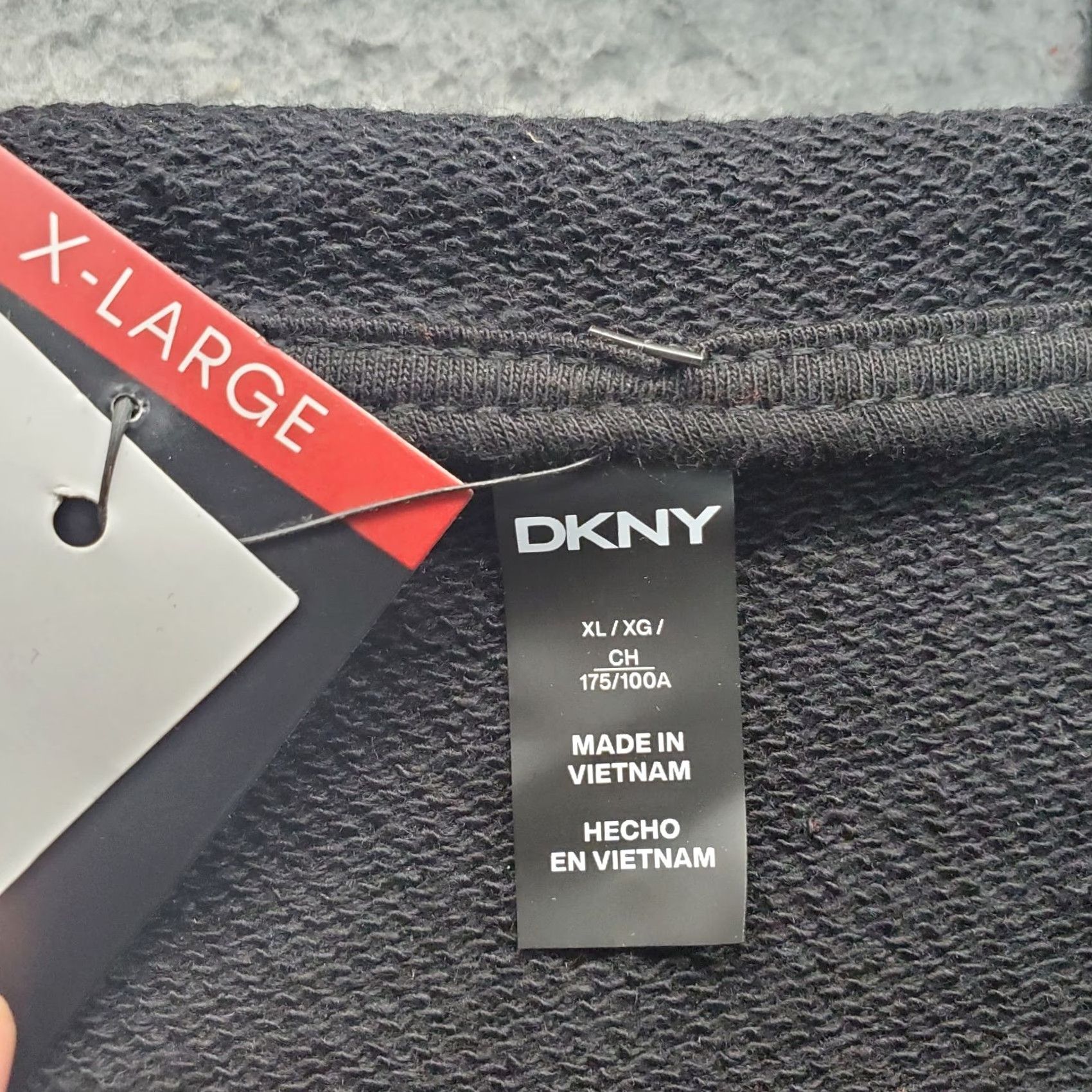 DKNY DKNY Womens XL Black Crop Hooded Jacket Full Zip T Jacket Official Sportswear Clothing Size XL / US 12-14 / IT 48-50 - 5 Thumbnail