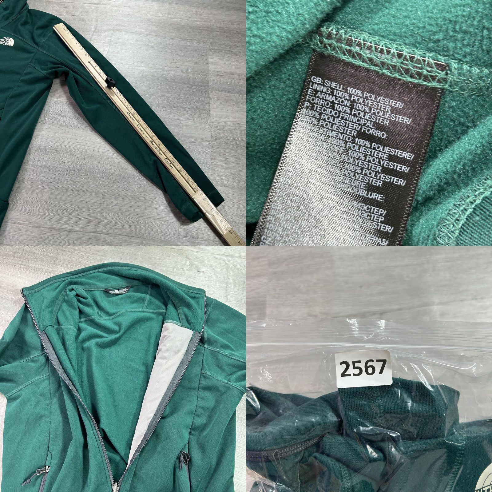 The North Face The North Face Jacket Mens Medium Green Softshell Full Zip Lined Pockets Zipped Pockets Hiking Outdoor Size US M / EU 48-50 / 2 - 8 Thumbnail