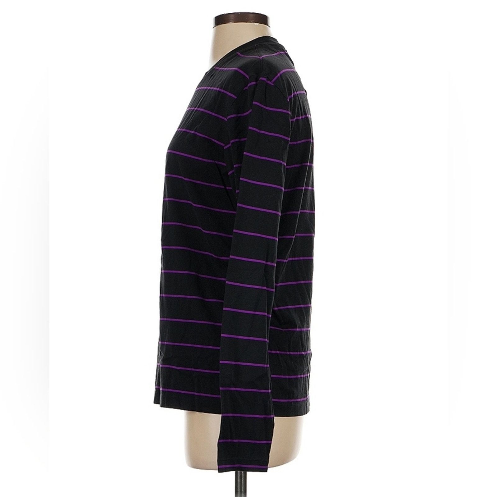 Polo Ralph Lauren VINTAGE Polo Ralph Lauren Shirt Mens Purple Black Striped Sm Size US S / EU 44-46 / 1 - 8 Thumbnail