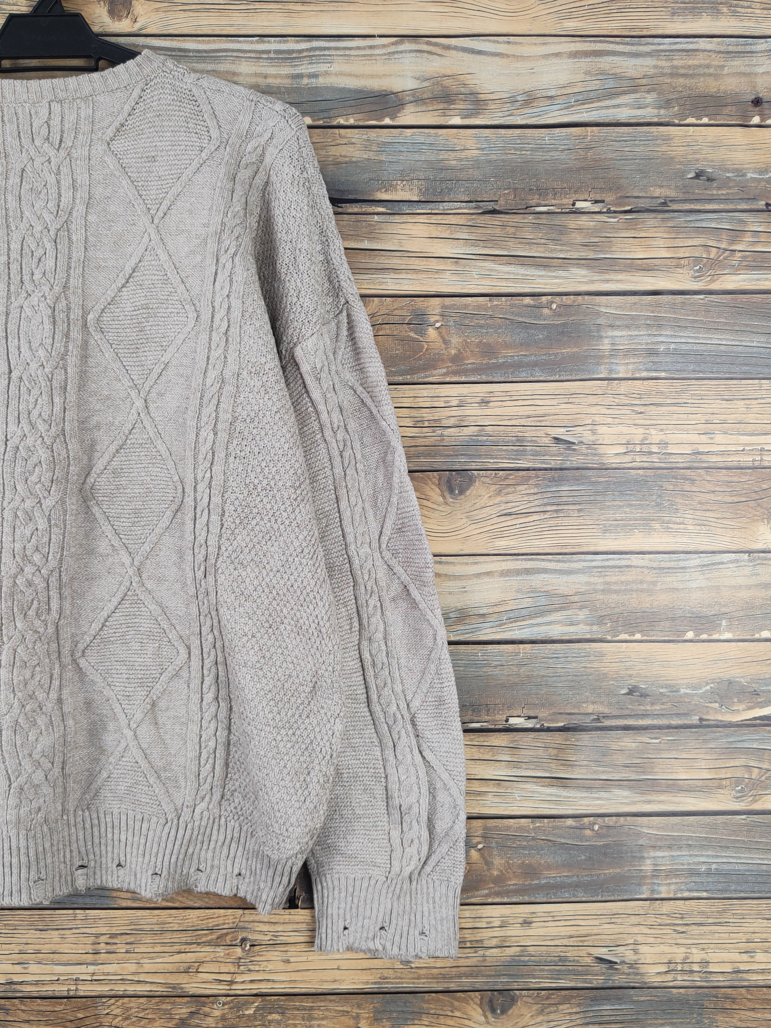 Aran Isles Knitwear Pivot Door Beige Knitwear Sweatshirts #W1817 Size US L / EU 52-54 / 3 - 9 Thumbnail