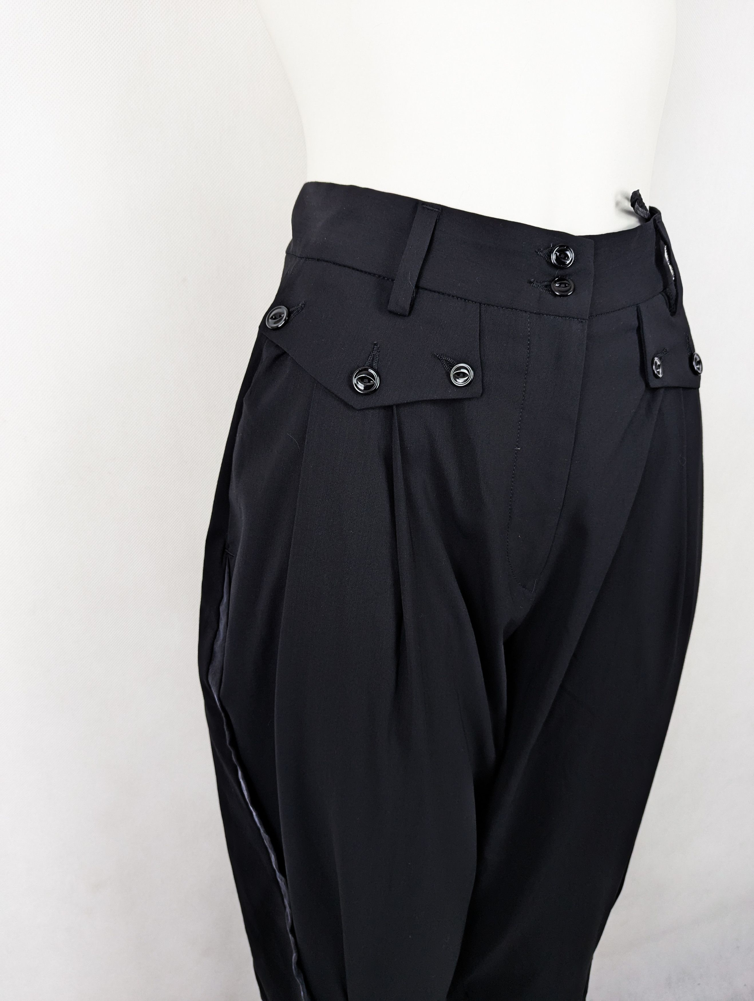 Marithe + Francois Girbaud Marithe Francois Girbaud black pants trousers Size 30" / US 8 / IT 44 - 4 Thumbnail