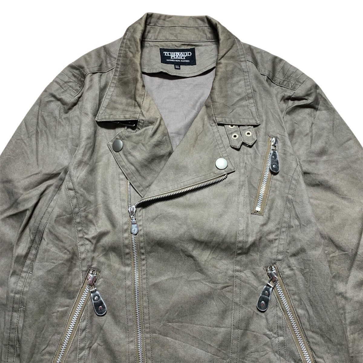 Tornado Mart Tornado Mart Asymmetrical Ifsix LGB GOA Biker Jacket Size US L / EU 52-54 / 3 - 2 Thumbnail