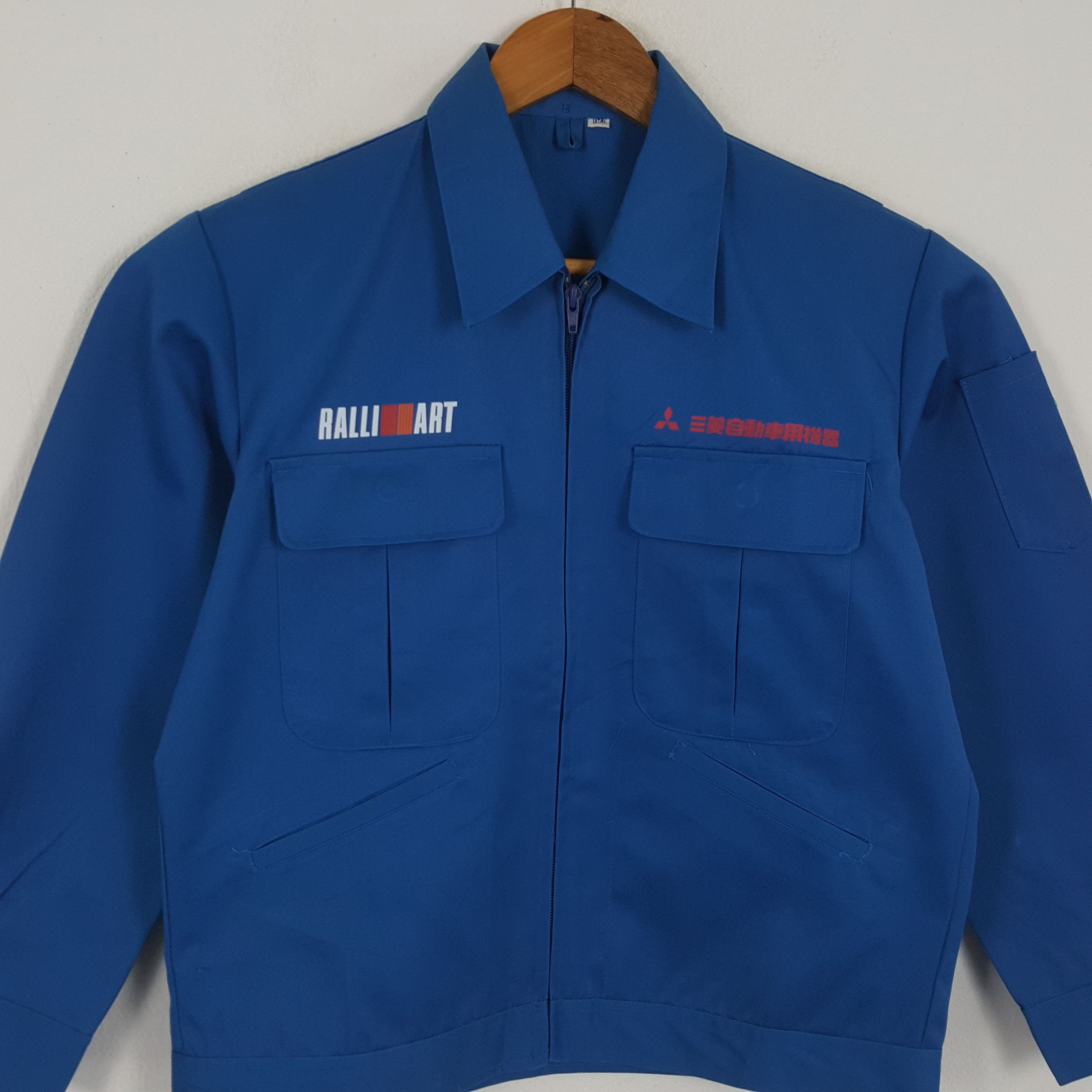 Japanese Brand × Vintage Vintage MITSUBISHI RALLIART Japanese Racing Custom Jacket Size US S / EU 44-46 / 1 - 4 Thumbnail