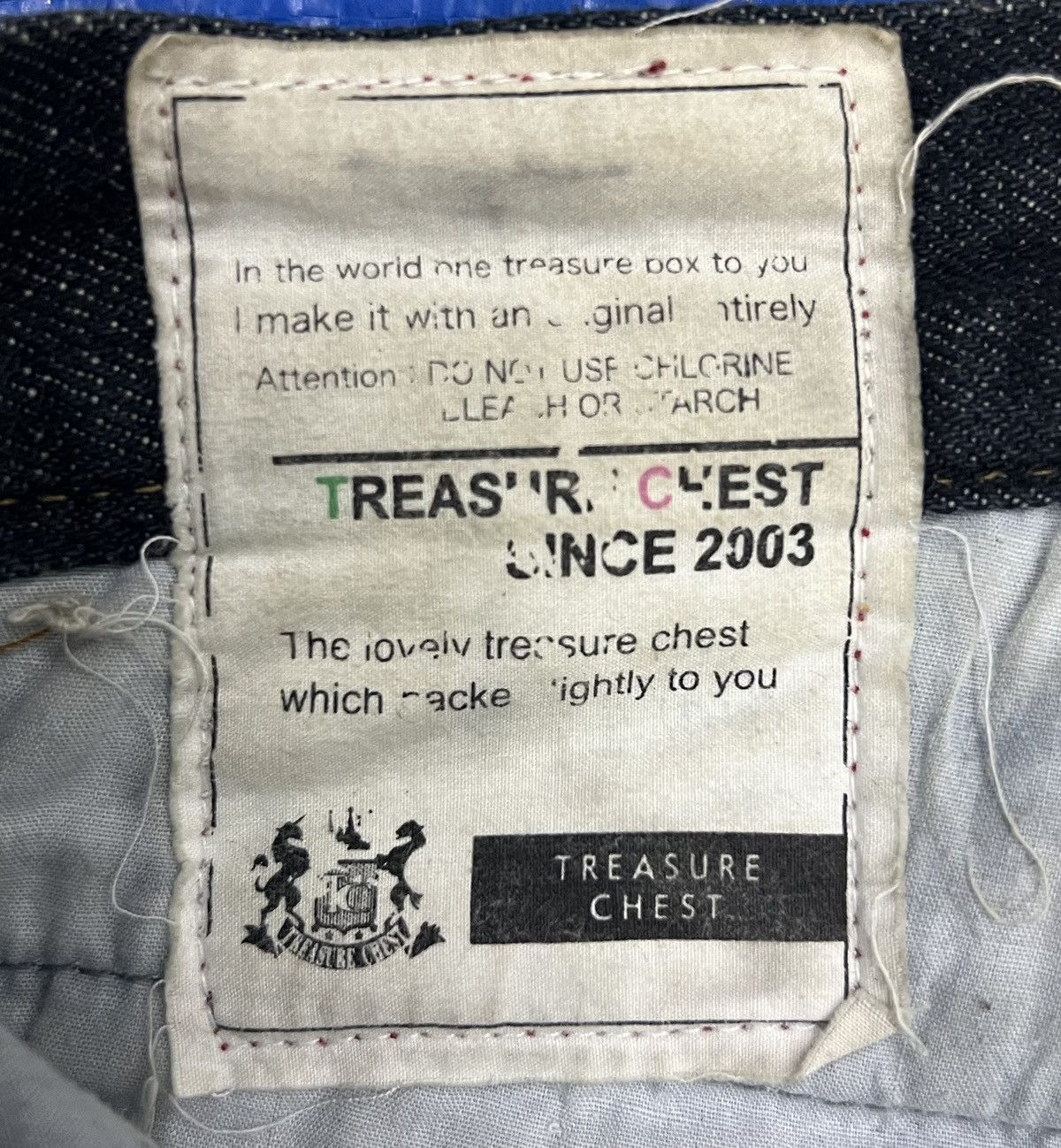 Japanese Brand × Vintage VINTAGE TREASURE CHEST SINCE 2003 DENIM PANTS Size US 31 - 13 Thumbnail