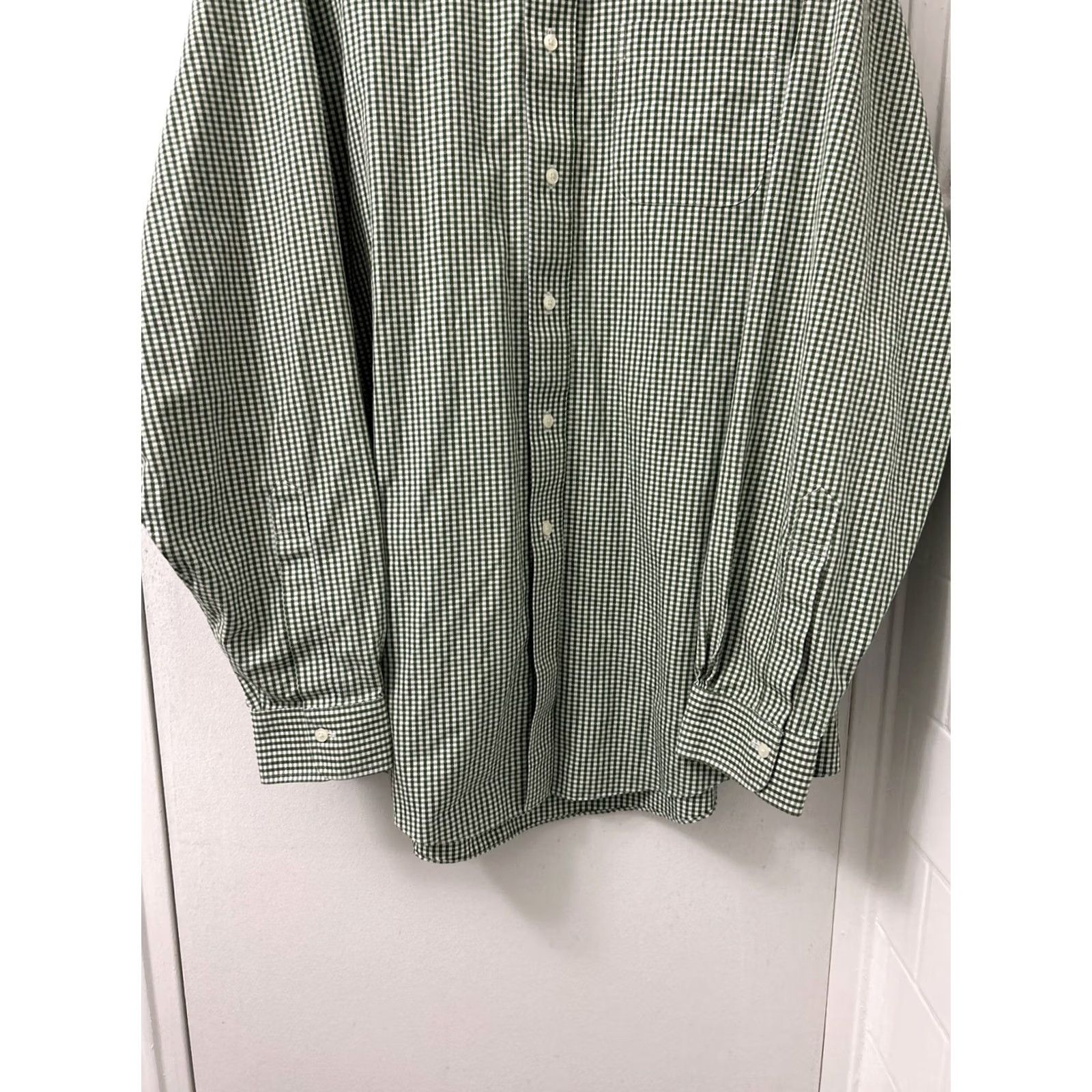 Brooks Brothers Brooks Brothers Original Polo Shirt Mens 16.5 Green Plaid Supima L/S Madison Button Down Collared Non-Iron Pockets Long Sleeve Vintage: No Size US XL / EU 56 / 4 - 3 Thumbnail