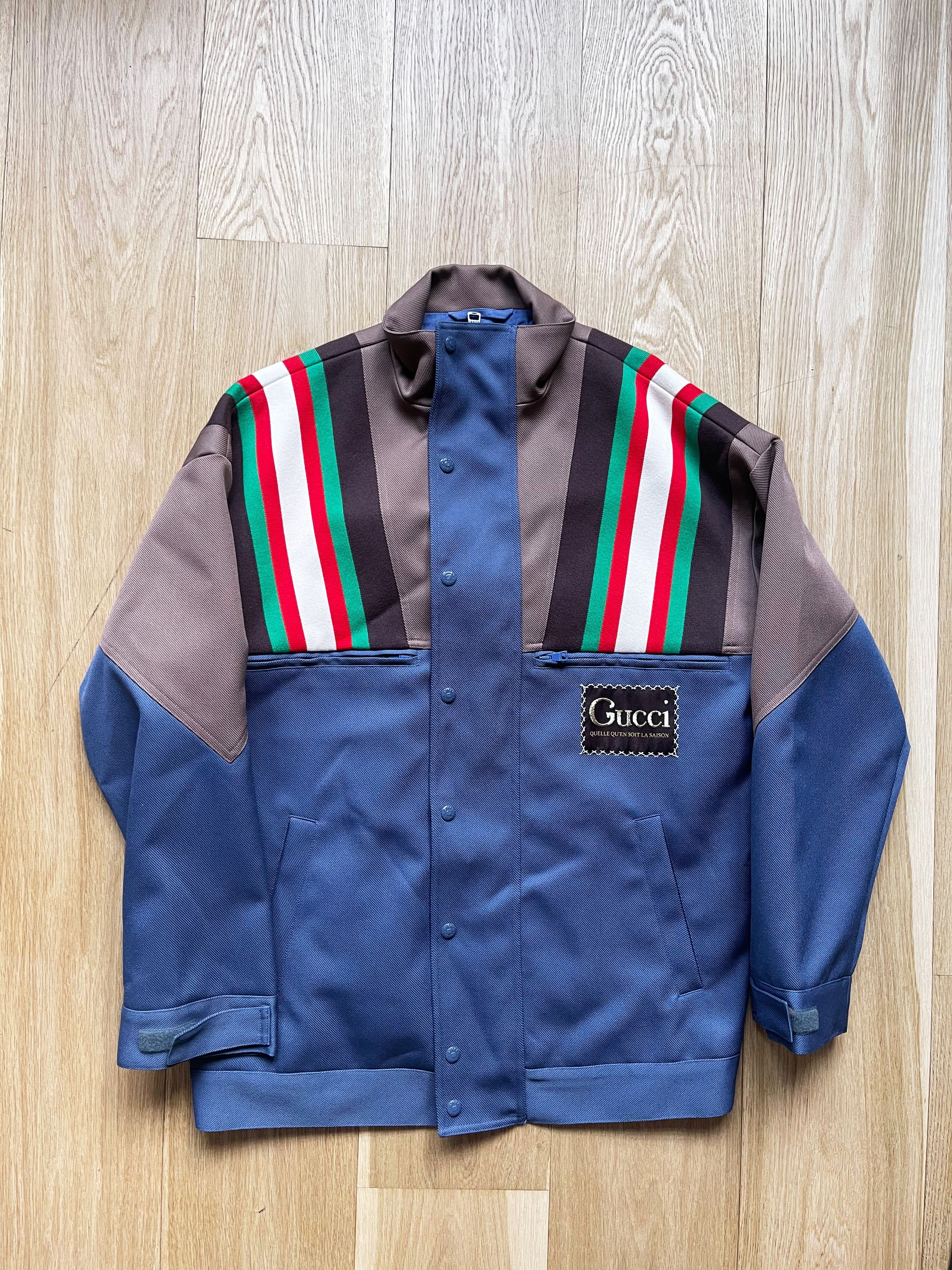 image of Gucci Man Jacket Parka in Blue, Men's (Size Small)