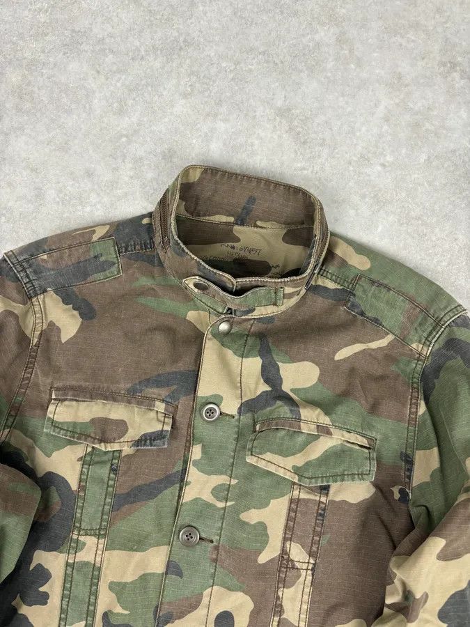 Polo Ralph Lauren 2010s Ralph Lauren Olive Camo Military Shirt Jacket Size US M / EU 48-50 / 2 - 4 Thumbnail
