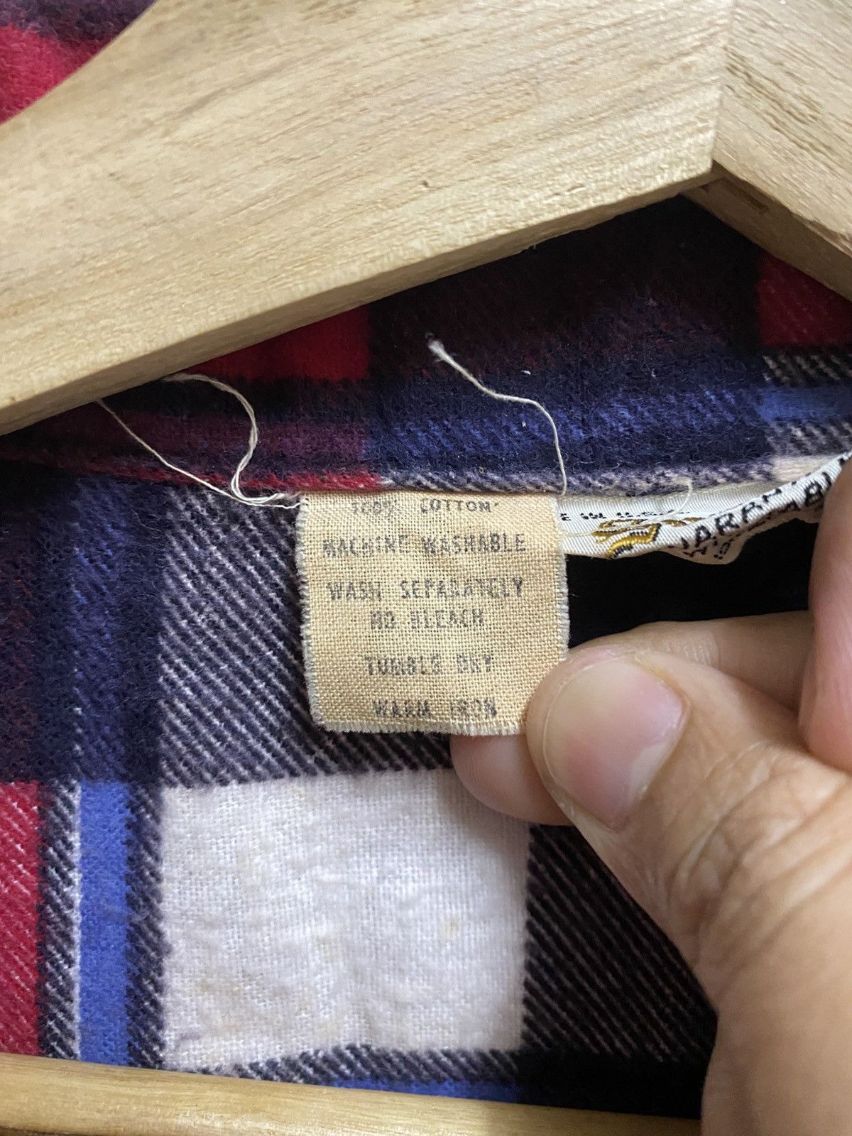 Flannel Sussex Flannel Shirt Cotton Red Colour Size US L / EU 52-54 / 3 - 8 Thumbnail