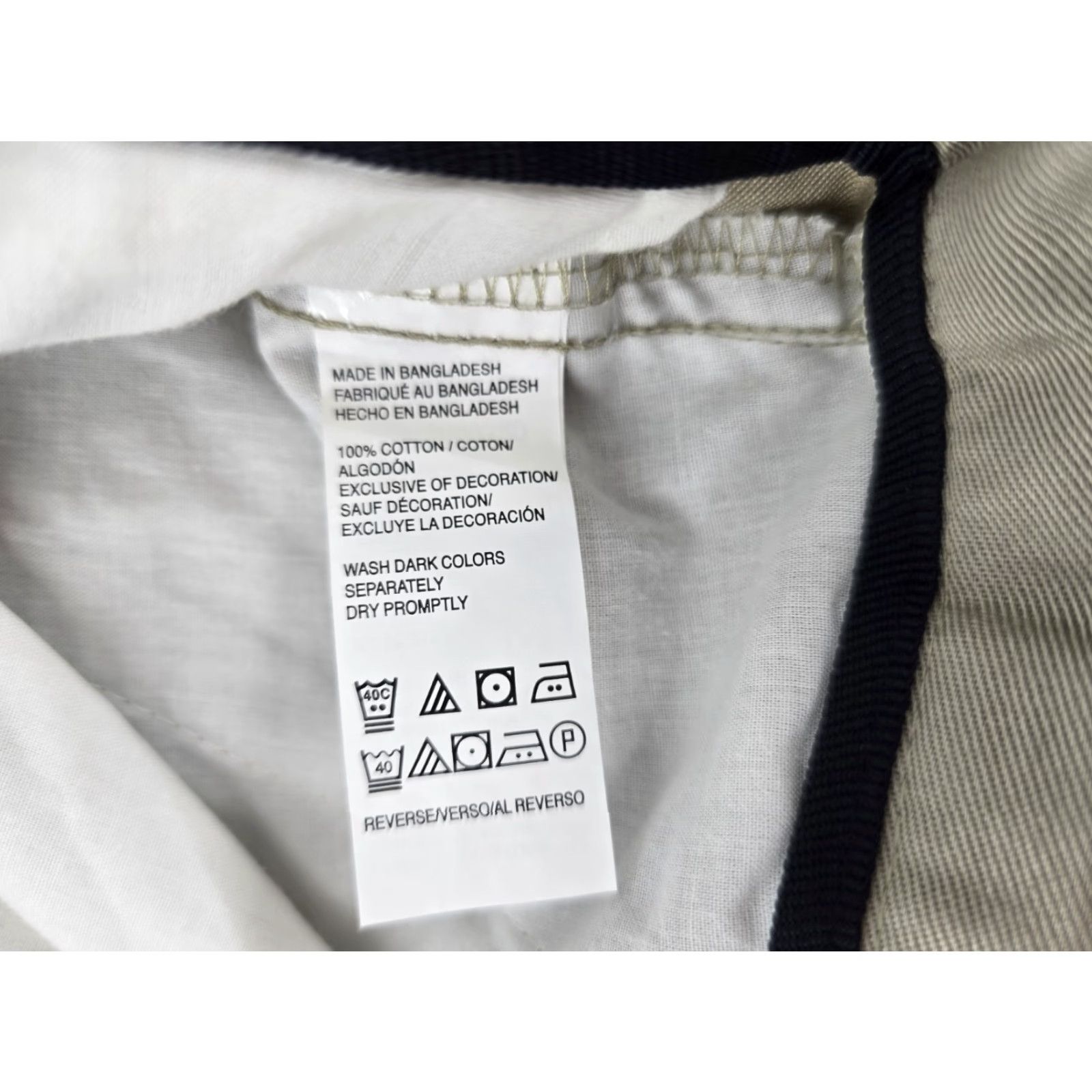 Izod IZOD Slim Fit Straight Leg American Chino Pants Men's 34x32 Tan Flat Front Size US 34 / EU 50 - 6 Thumbnail