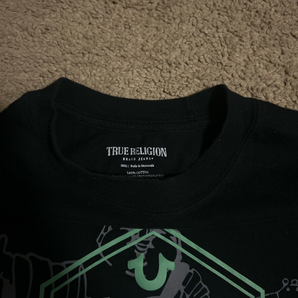 True Religion Black True Religion (Fashion for the senses) Tshirt Size US S / EU 44-46 / 1 - 3 Thumbnail