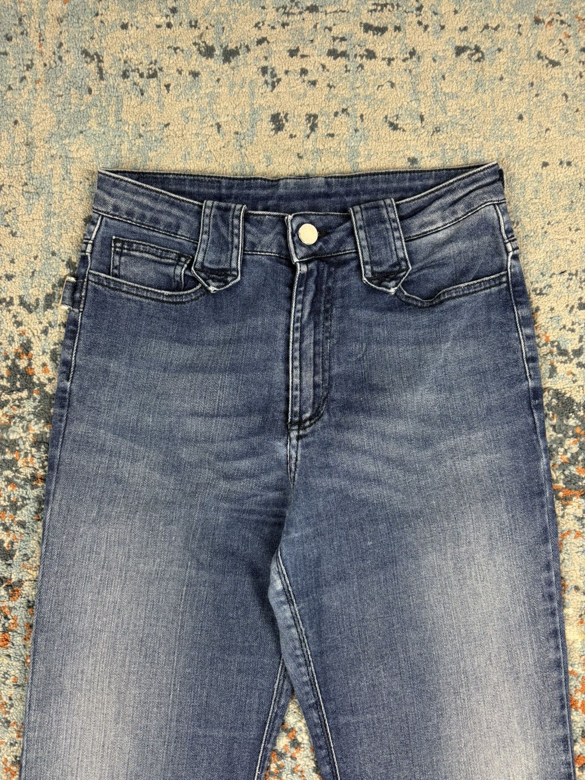 Zadig & Voltaire Vintage Y2K Zadig & Volaire flared denim slim fit hedi style Size US 27 - 7 Thumbnail