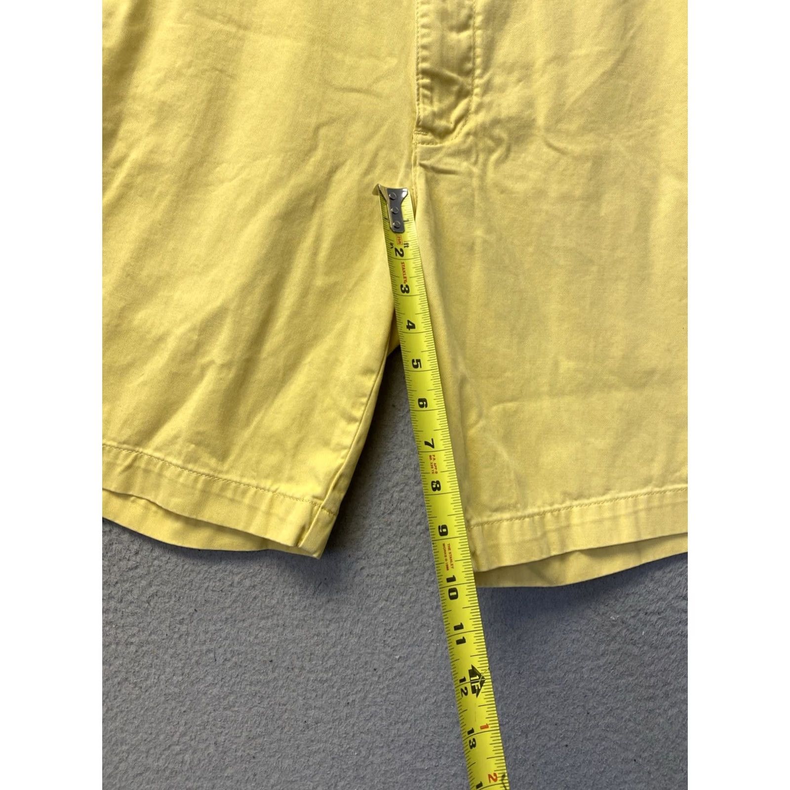 Polo Ralph Lauren Polo Ralph Lauren Shorts Bermuda 34 Yellow 100% Cotton Button Mens Beach Spring Chino Regular 34 Size 24" / US 00 / IT 34 - 5 Thumbnail
