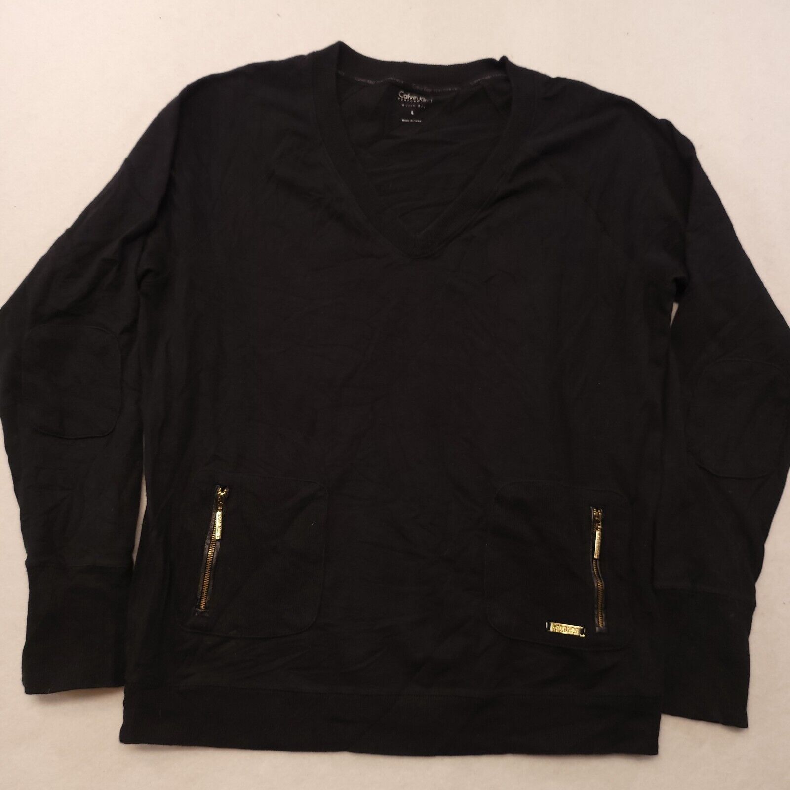 Calvin Klein Calvin Klein Sport Pullover Sweatshirt Womens Size L Black Size L / US 10 / IT 46 - 2 Thumbnail